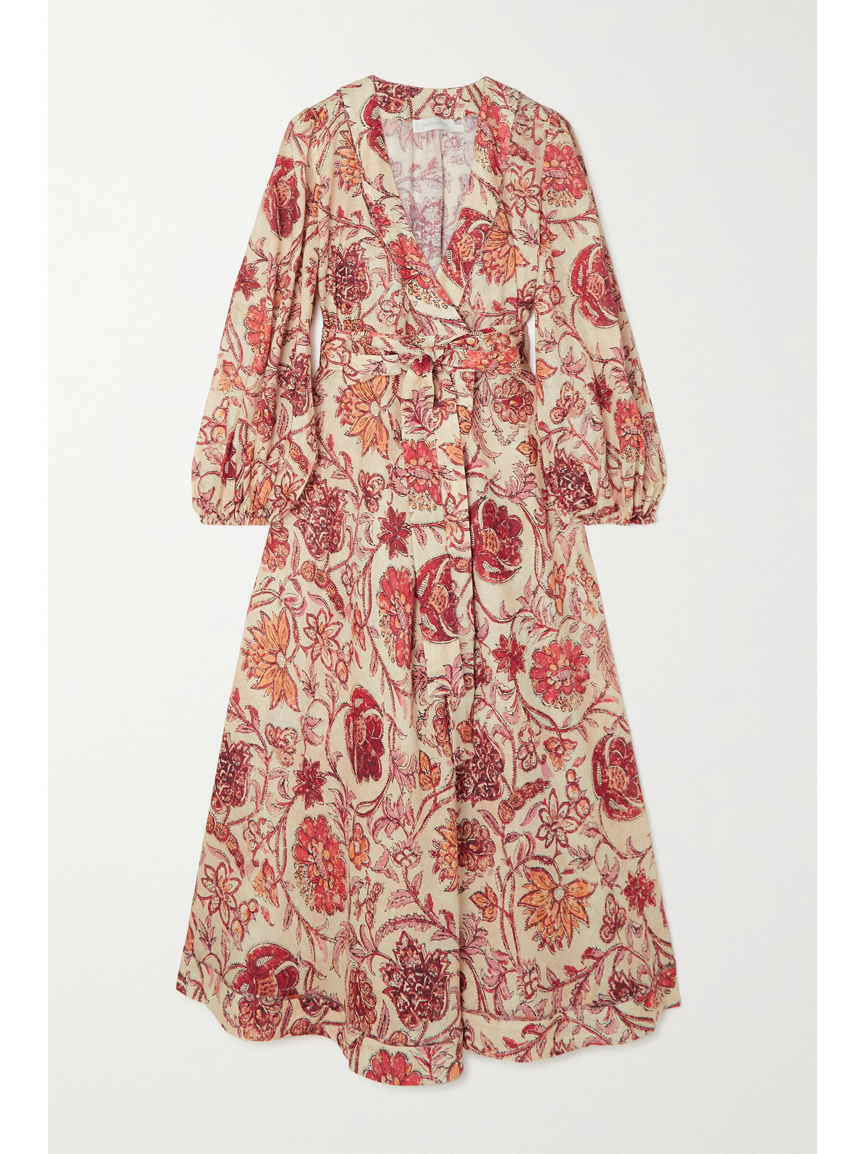 chinese dress ladies Zimmermann maxi linen golden plunge dress with from