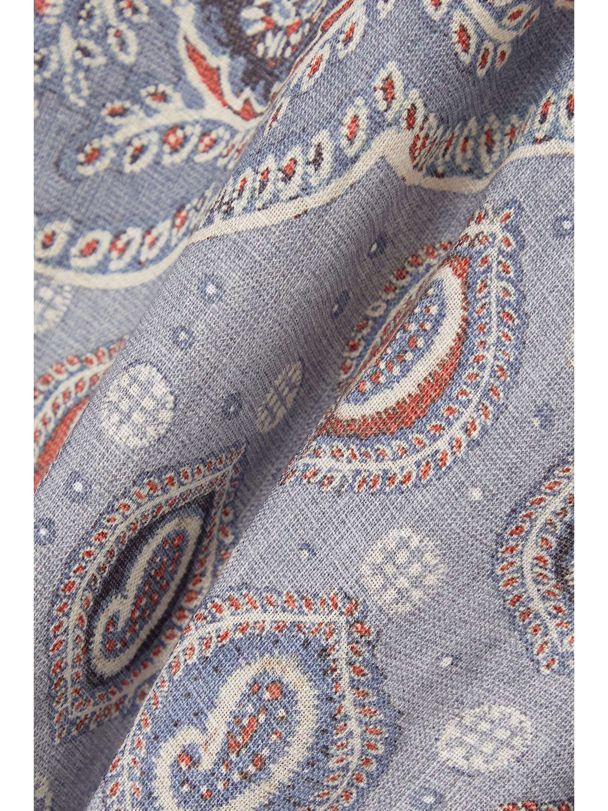 ZIMMERMANN Vitali belted paisleyprint linen midi dress NETAPORTER