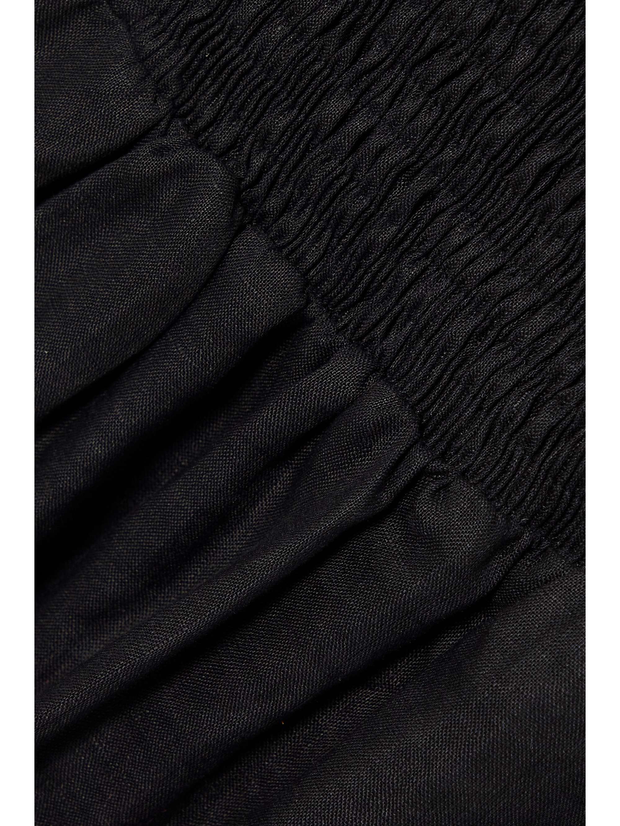 FAITHFULL THE BRAND + NET SUSTAIN Soko one-shoulder shirred linen dress