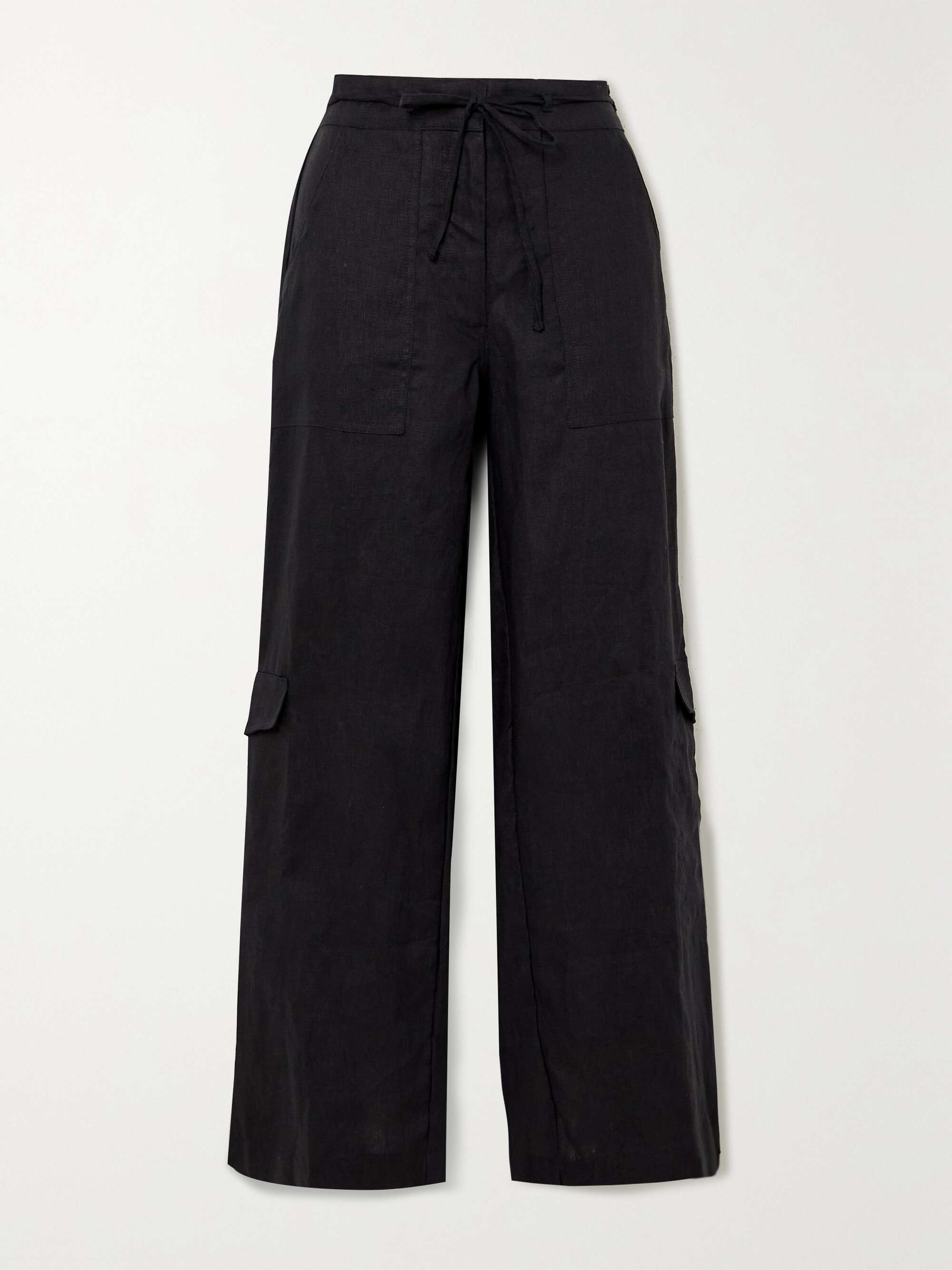 FAITHFULL THE BRAND Relais linen cargo pants NETAPORTER