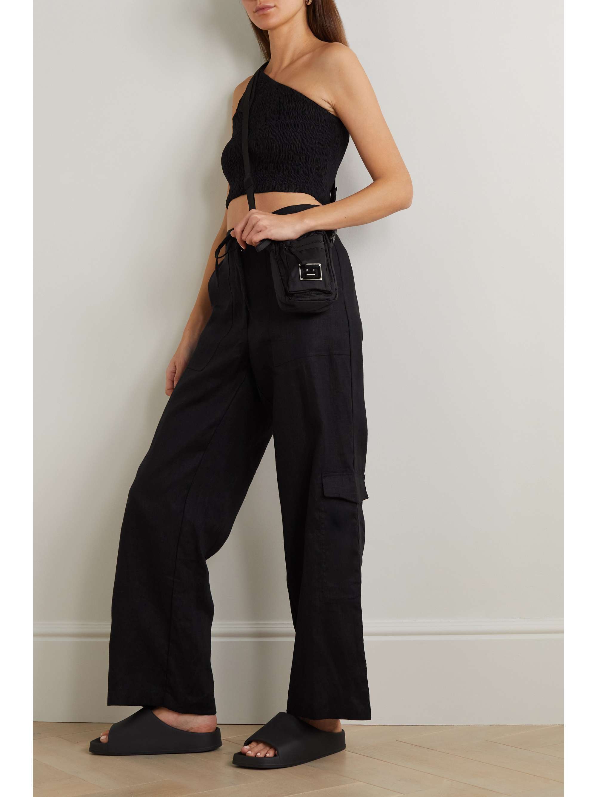 FAITHFULL THE BRAND Relais linen cargo pants NETAPORTER
