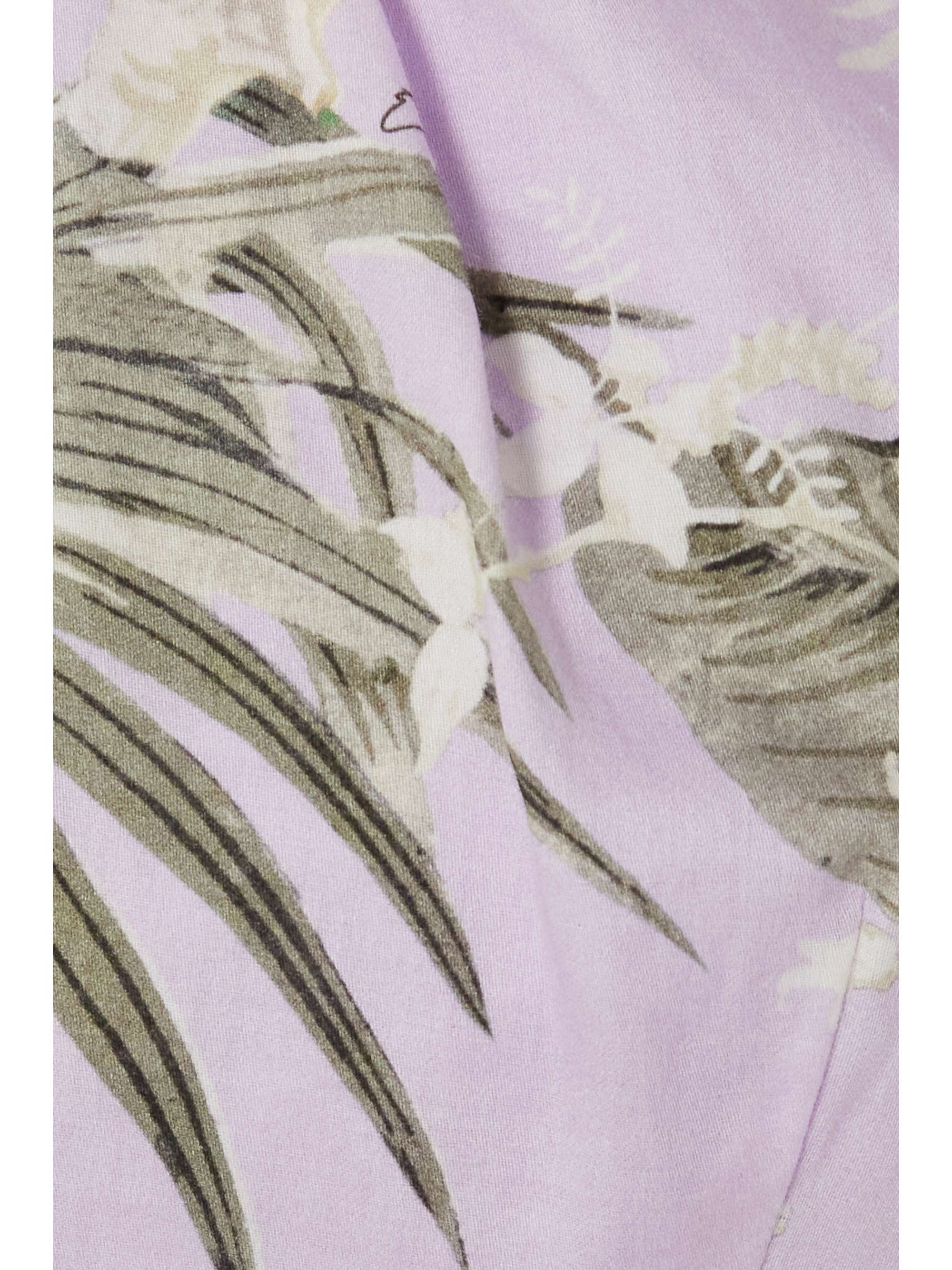 ERDEM Luna cropped cotton halterneck top