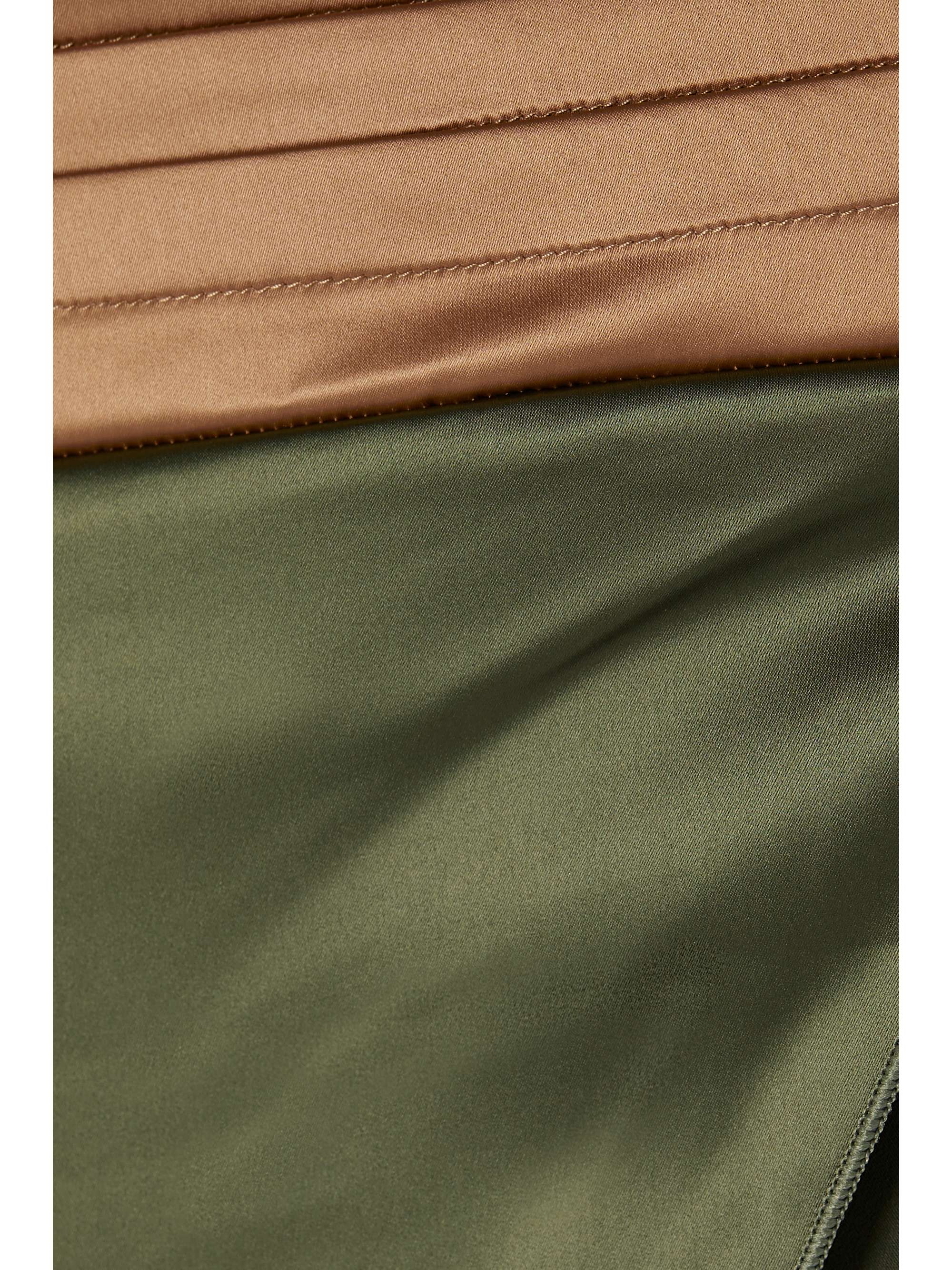 OSÉREE Twist-front recycled stretch-satin bikini