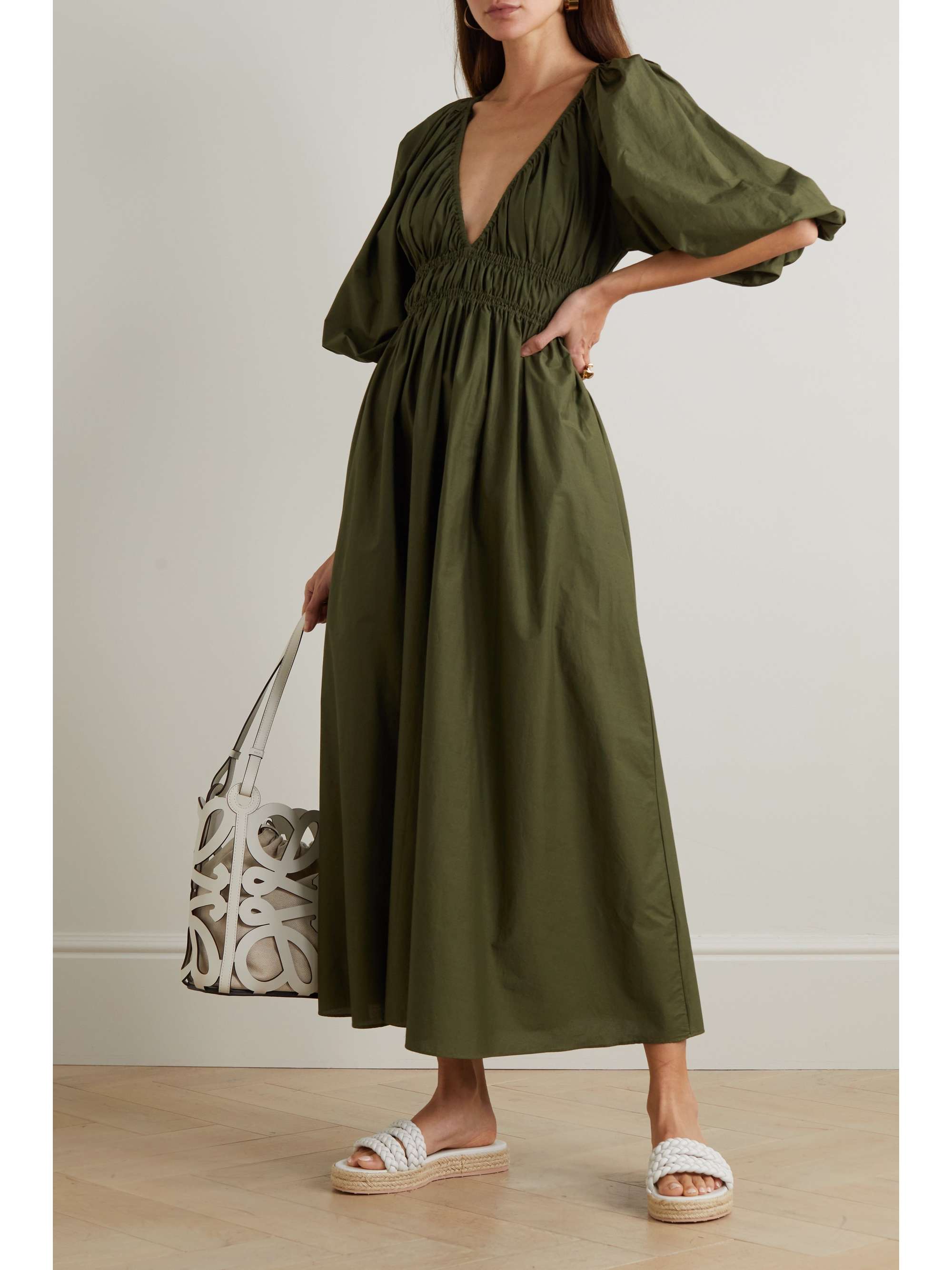 matteau poplin dress