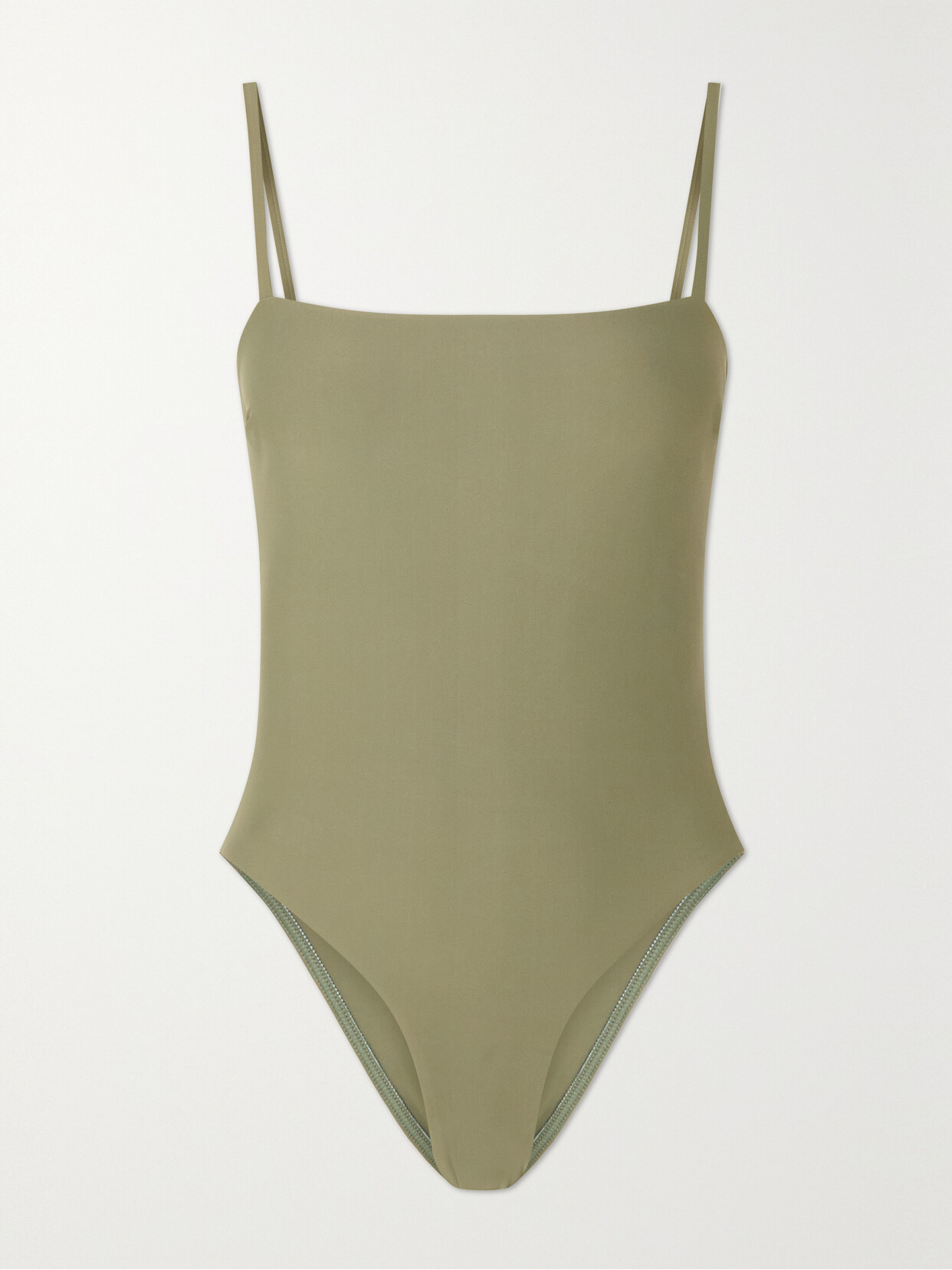 Matteau - Petite Square Stretch-repreve Swimsuit - Green