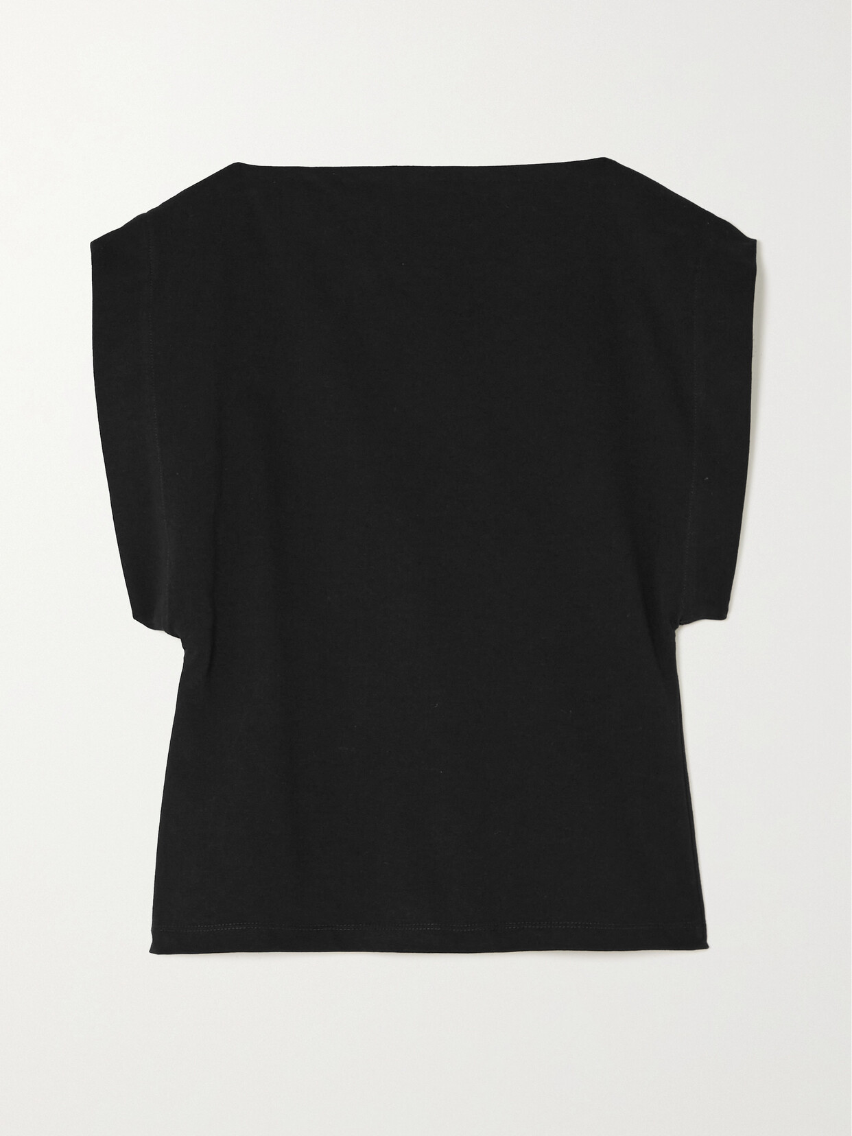 Matteau - Cotton-jersey T-shirt - Black