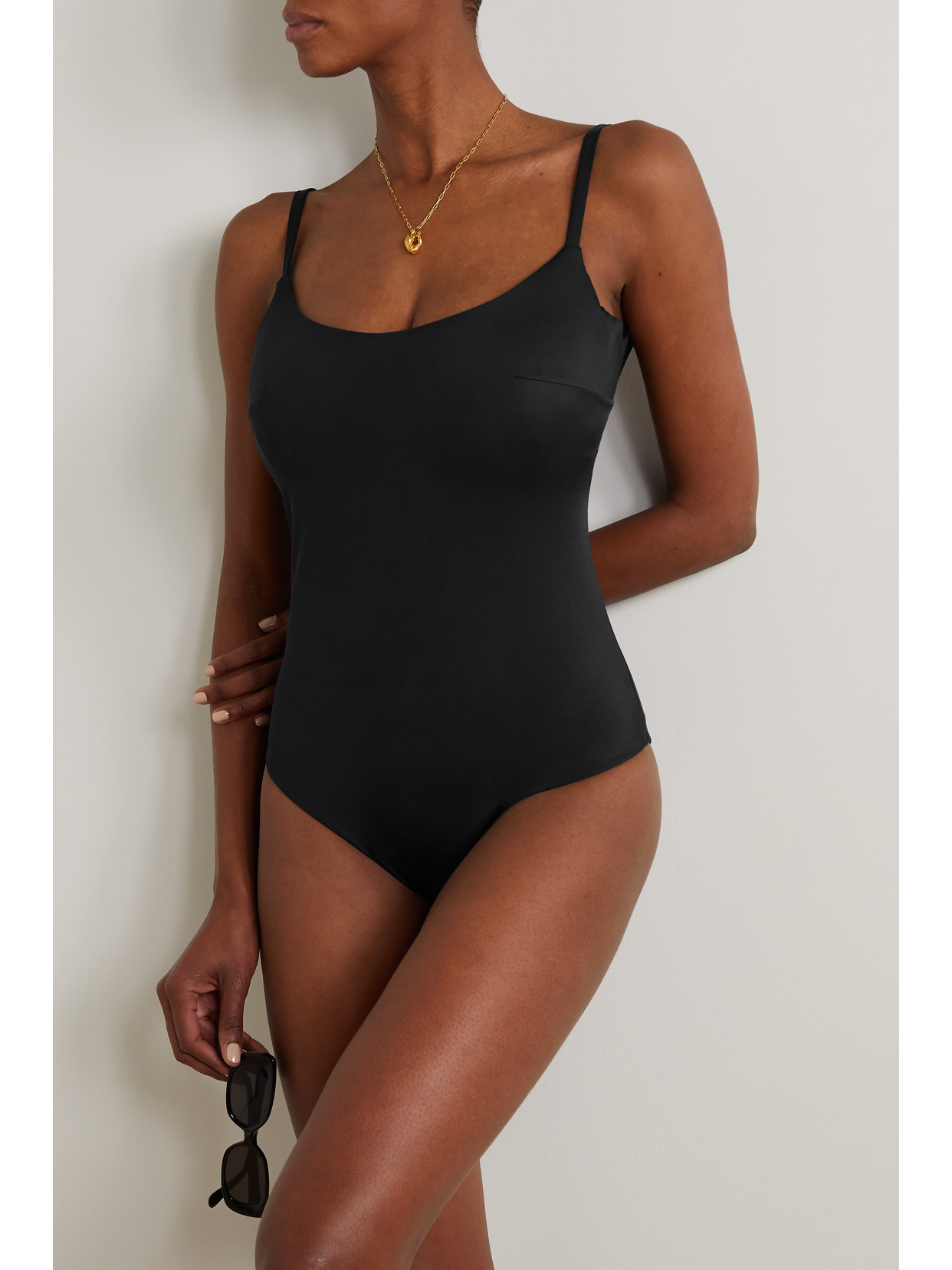 Form And Fold The One Recycled Underwired Swimsuit In Black