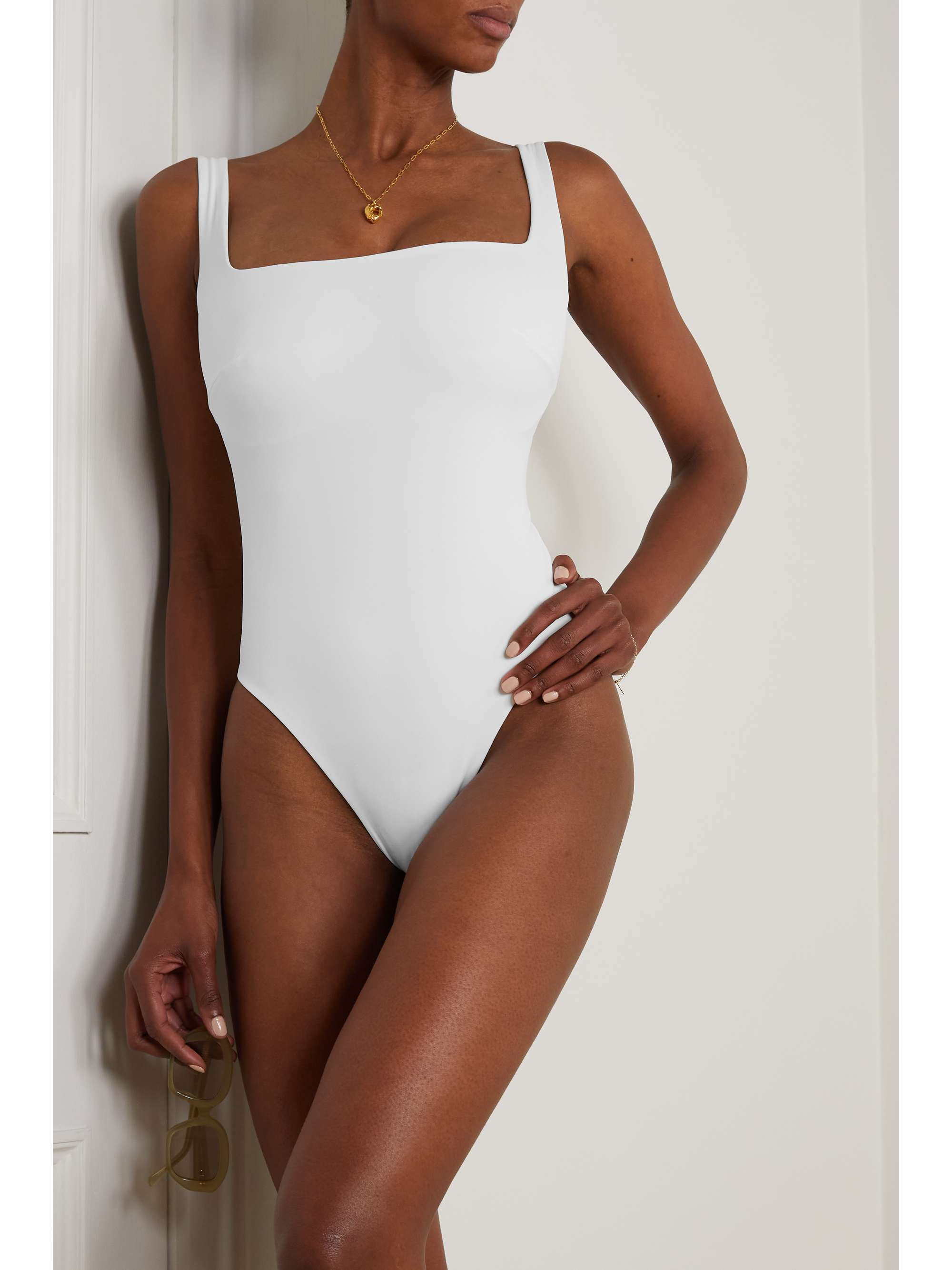 FORM AND FOLD D-G The Square recycled underwired swimsuit
