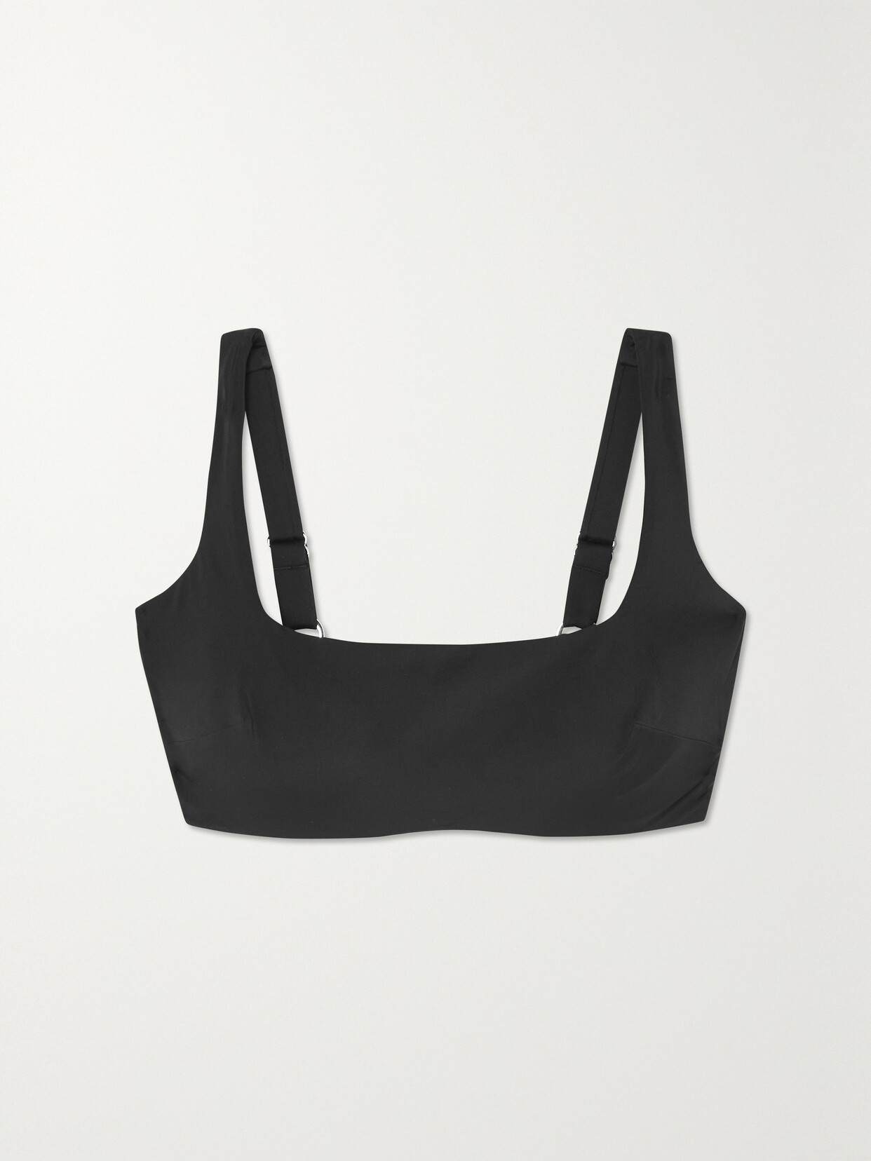 Form and Fold - D-g The Crop Recycled Bikini Top - Black