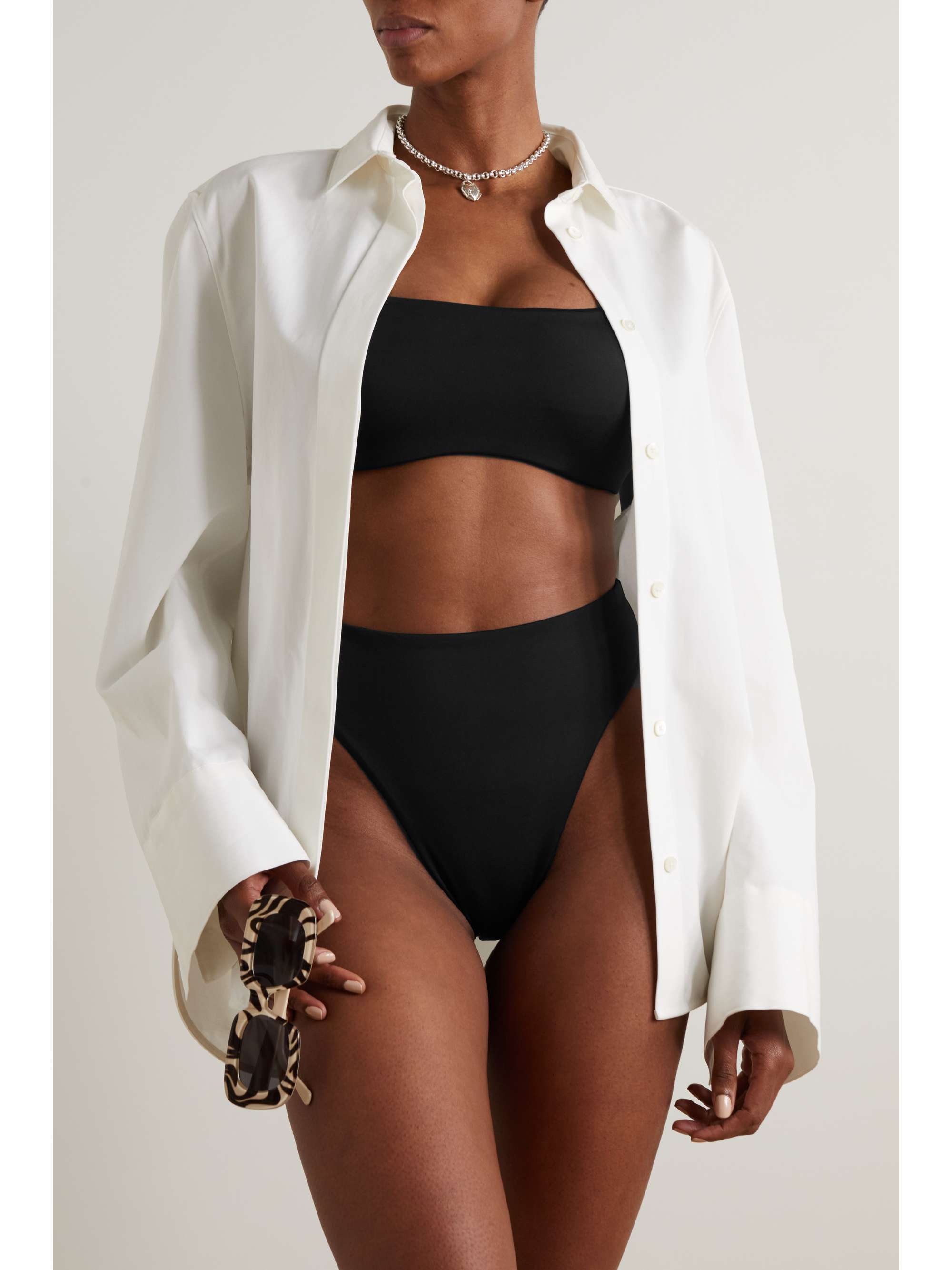FORM AND FOLD D-G The Crop recycled bikini top