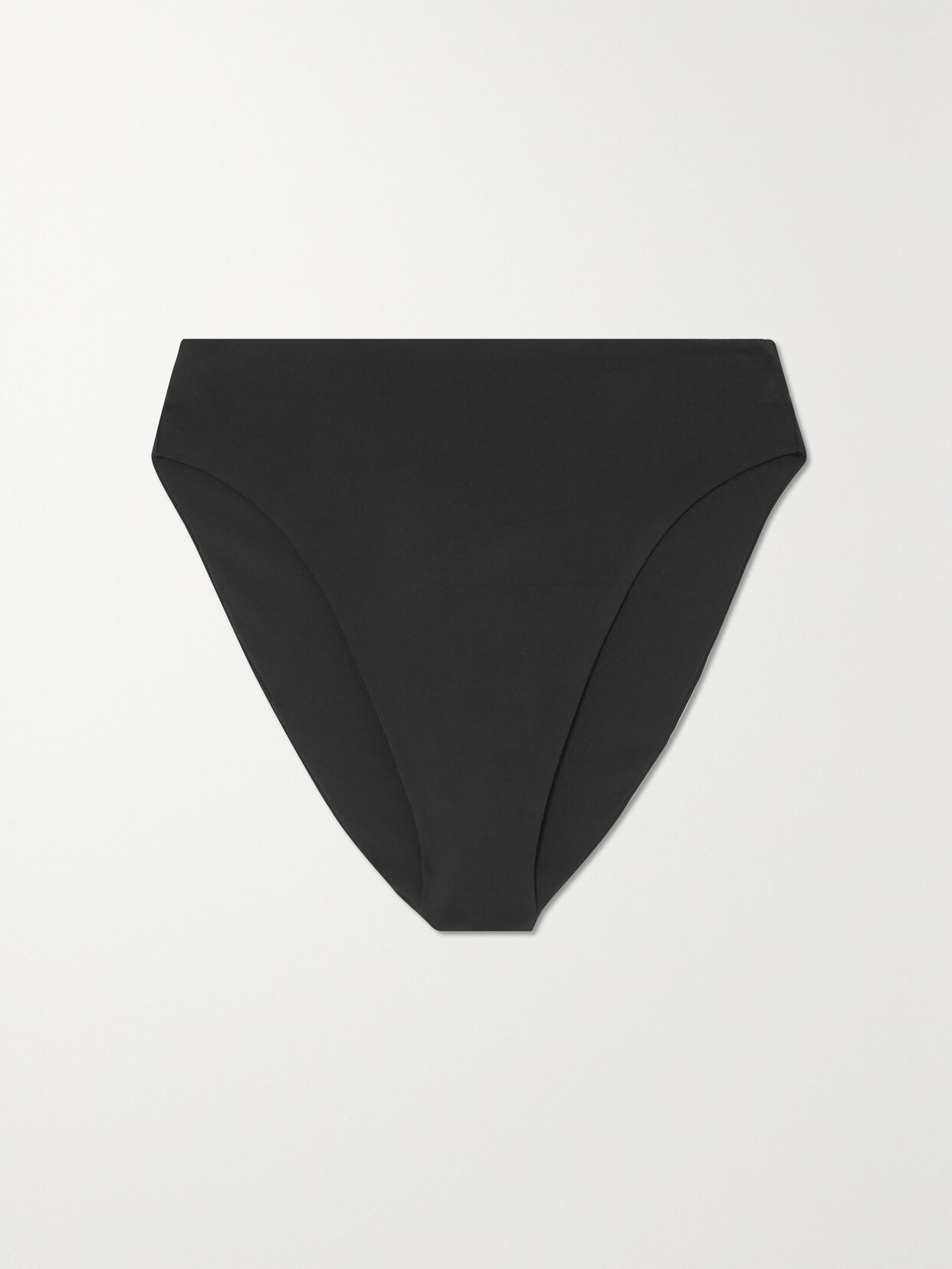 Form and Fold - The 90s Rise Recycled Bikini Briefs - Black