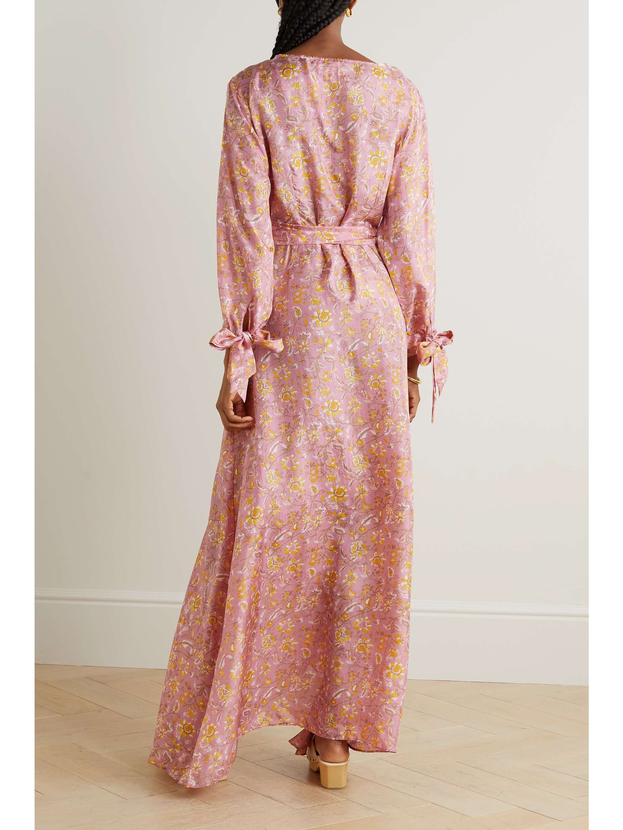 net and silk maxi