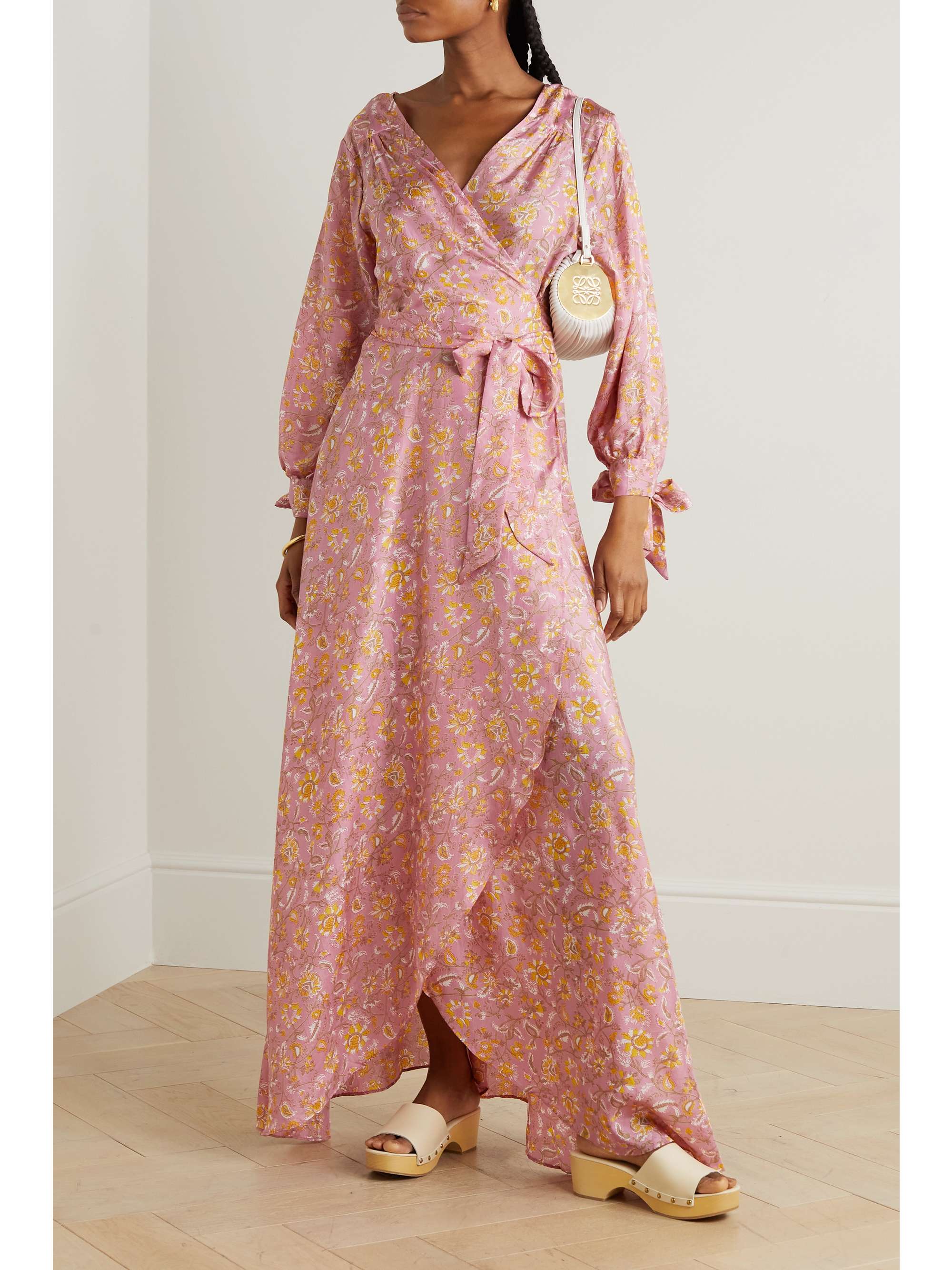 net and silk maxi