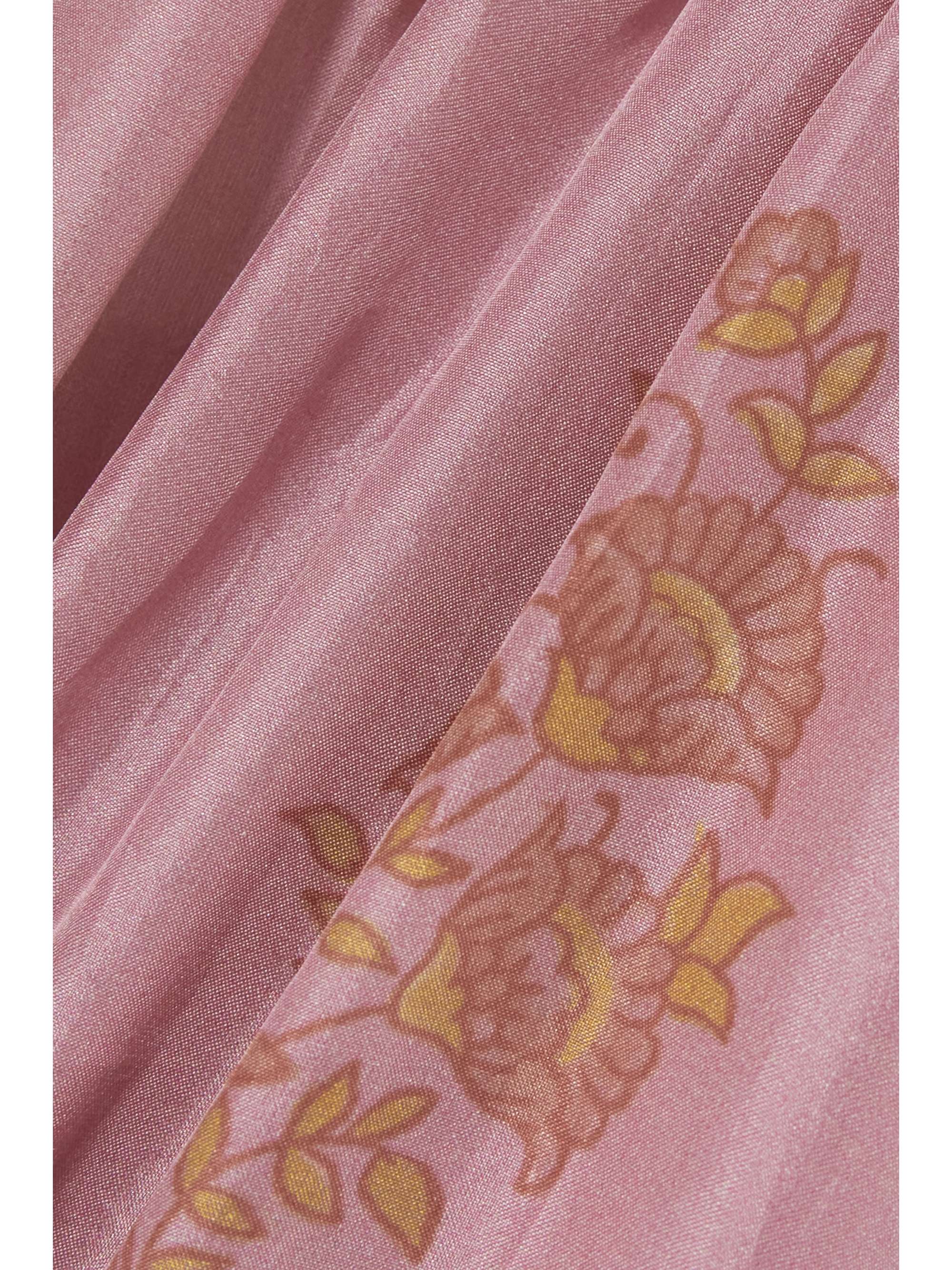 HANNAH ARTWEAR Surya floral-print silk-habotai maxi dress