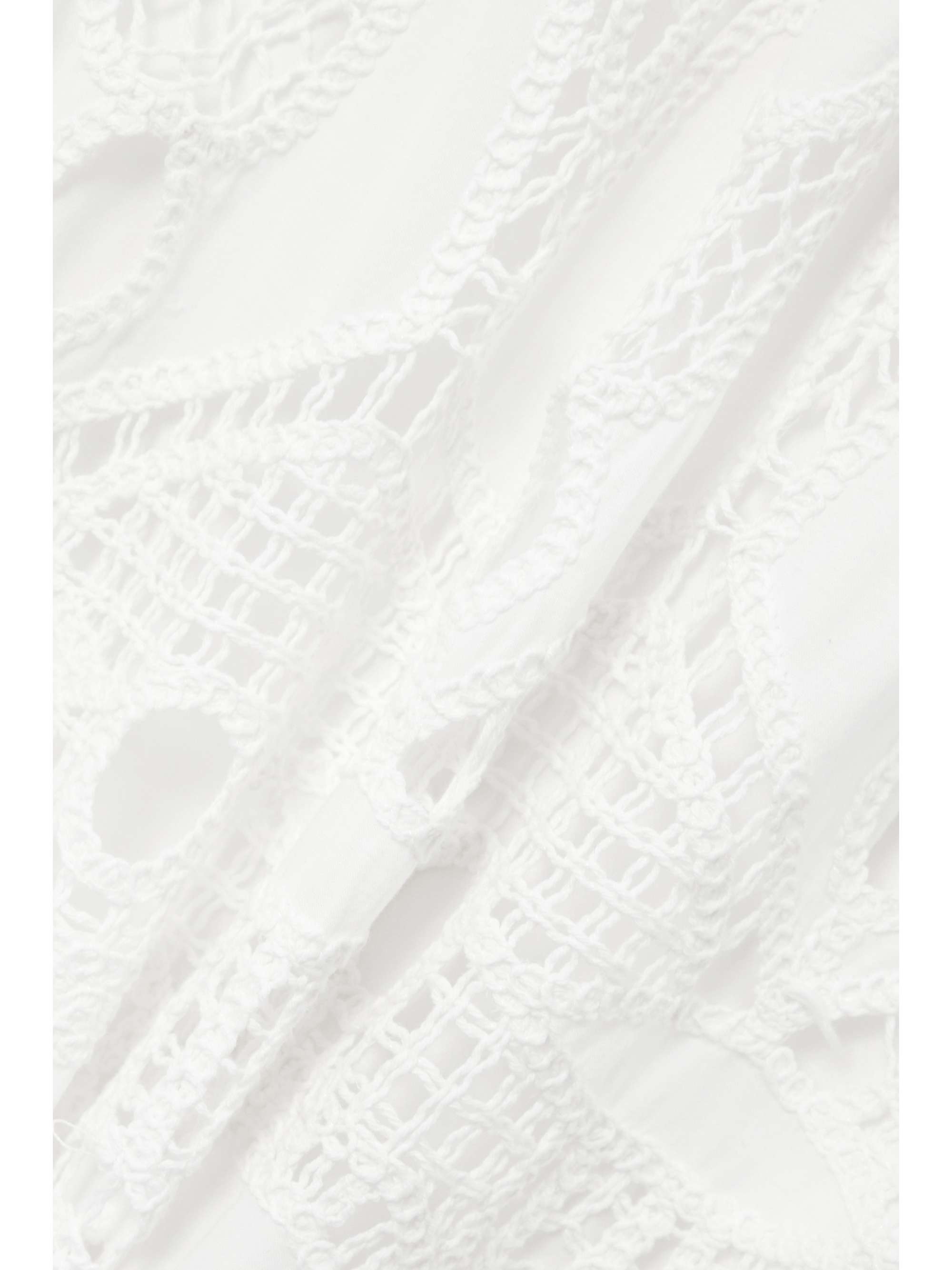 CULT GAIA Everly cutout crocheted cotton midi dress