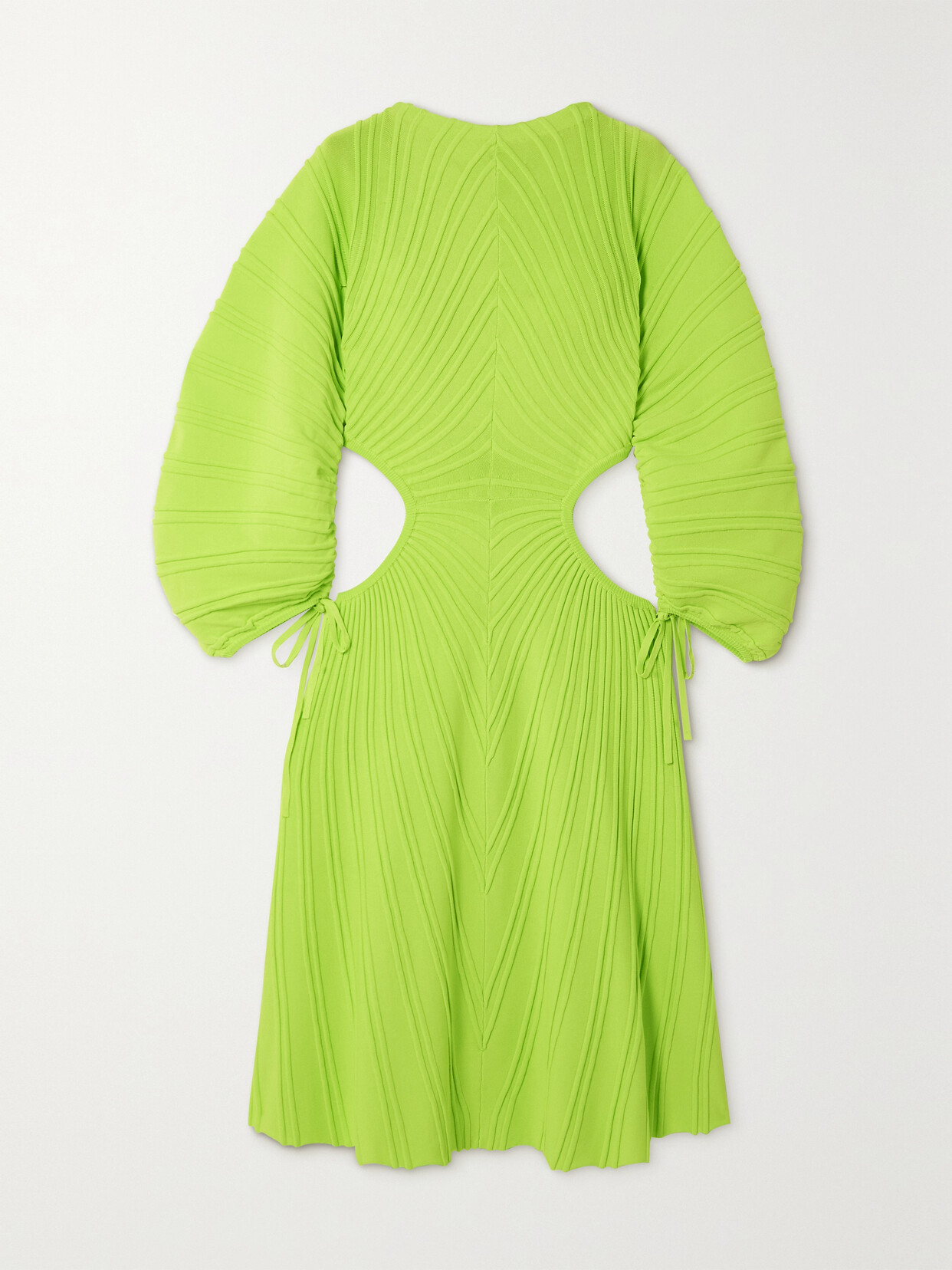 Cult Gaia - Simena Cutout Ribbed-knit Midi Dress - Green