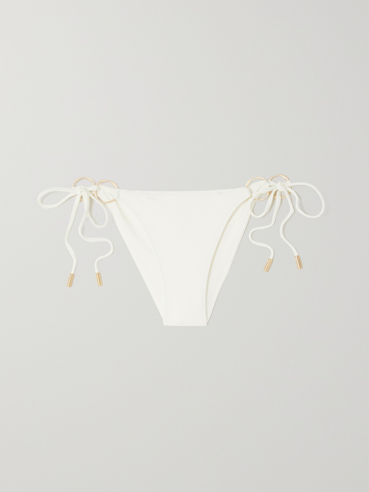 Cult Gaia - Yanna Embellished Bikini Bottoms - White