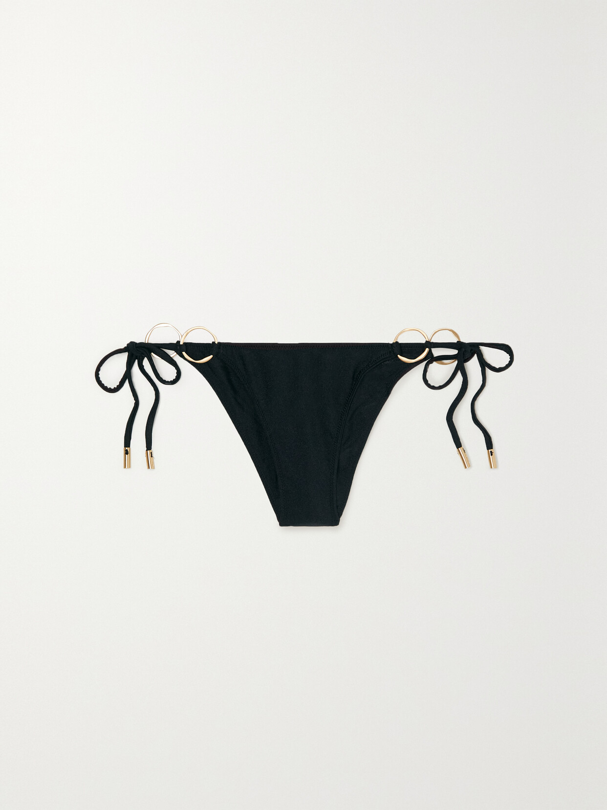 Cult Gaia - Yanna Embellished Bikini Bottoms - Black