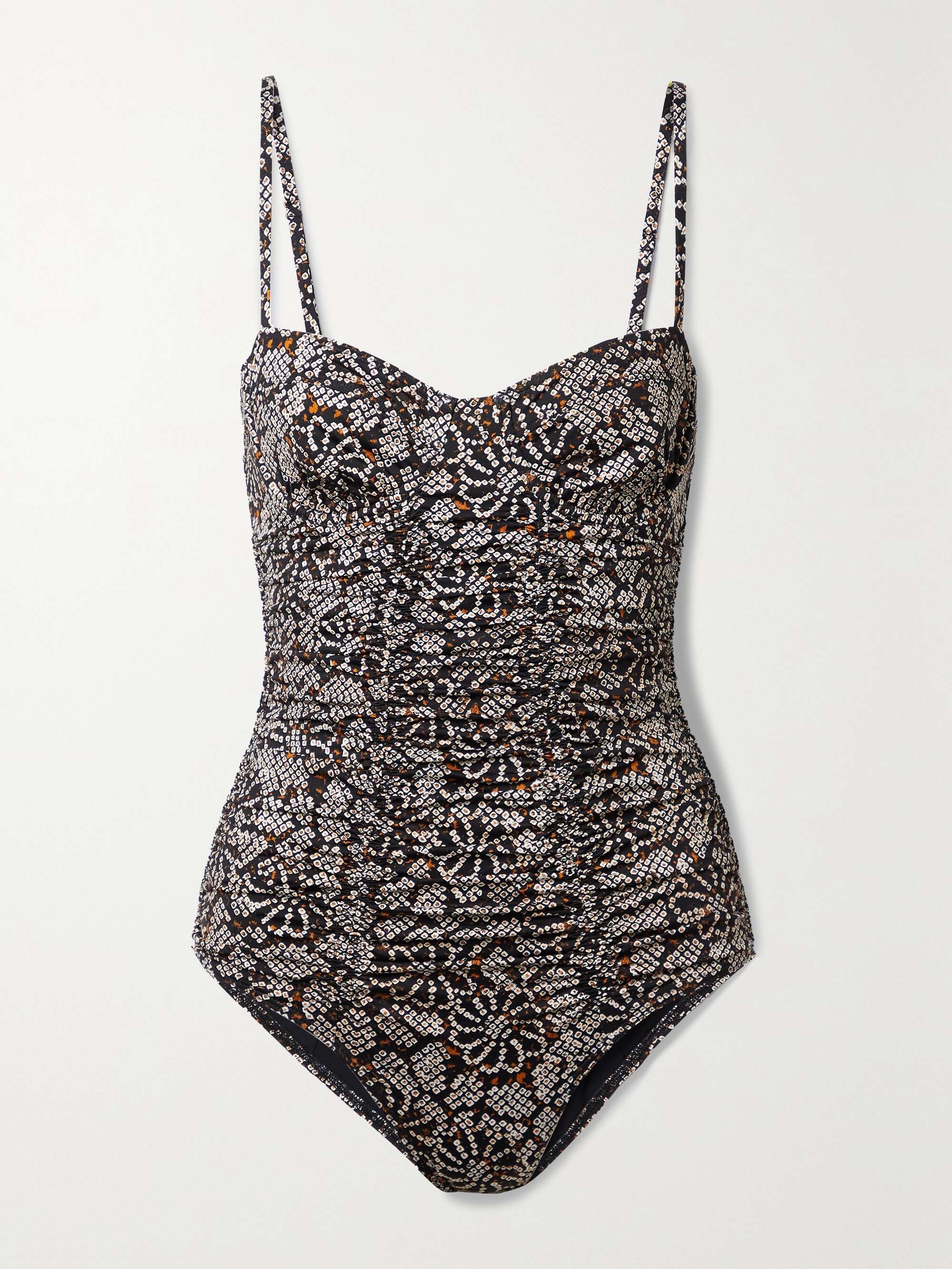 White and black swimsuit sale