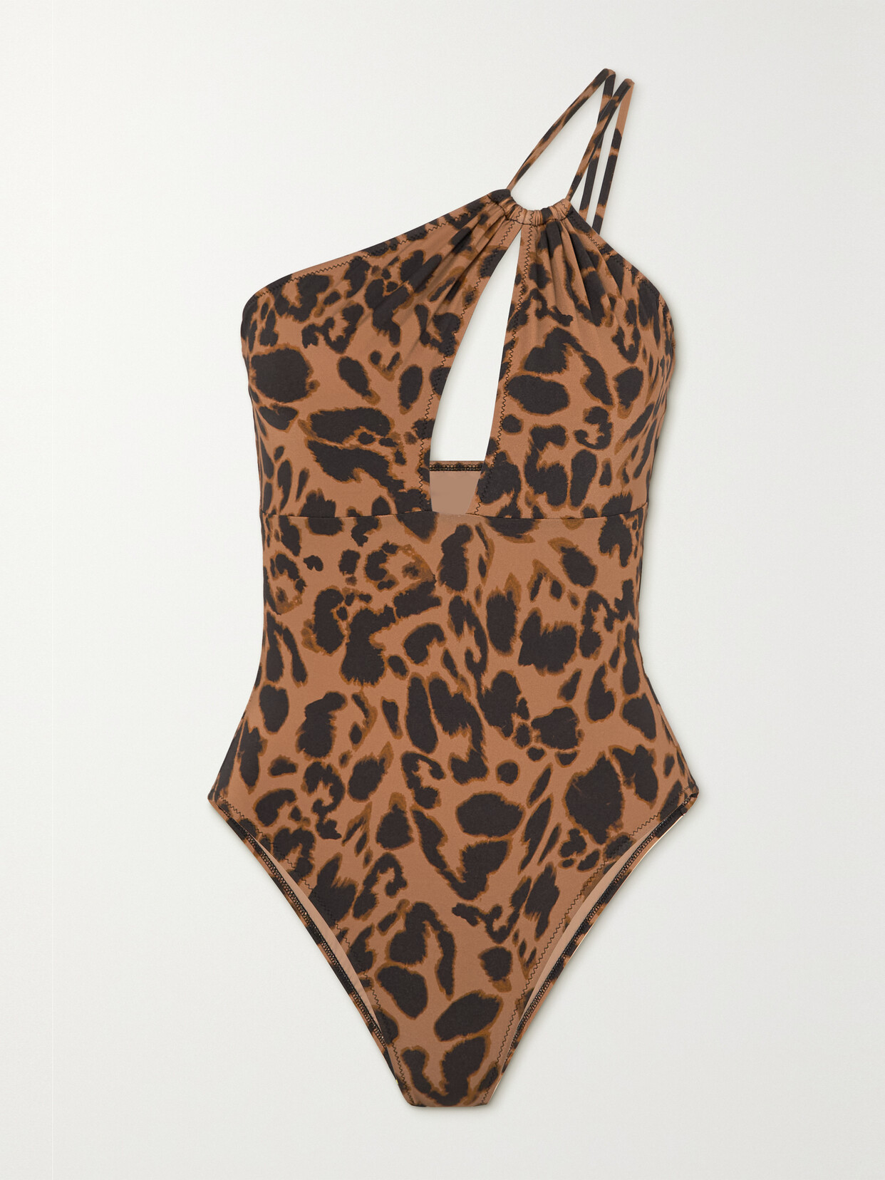 Evarae - + Net Sustain Rizo Leopard-print Stretch-econyl Swimsuit - Animal print