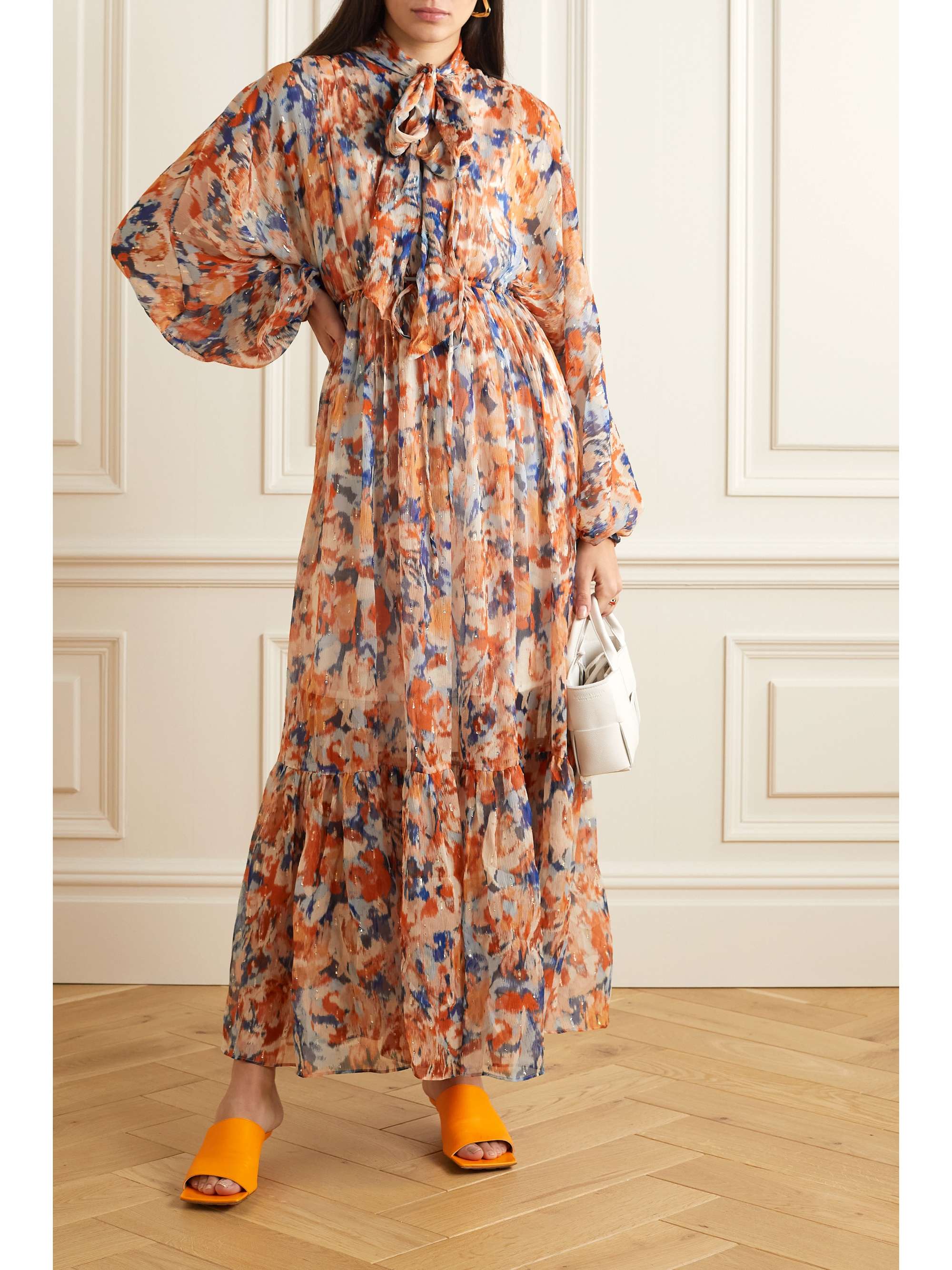 wish robe longue fleurie