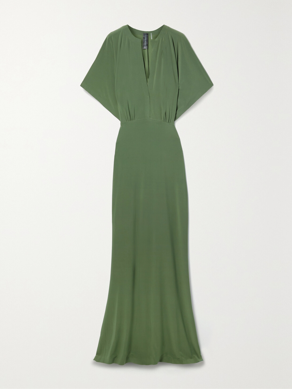 Norma Kamali Obie Stretch-jersey Maxi Dress