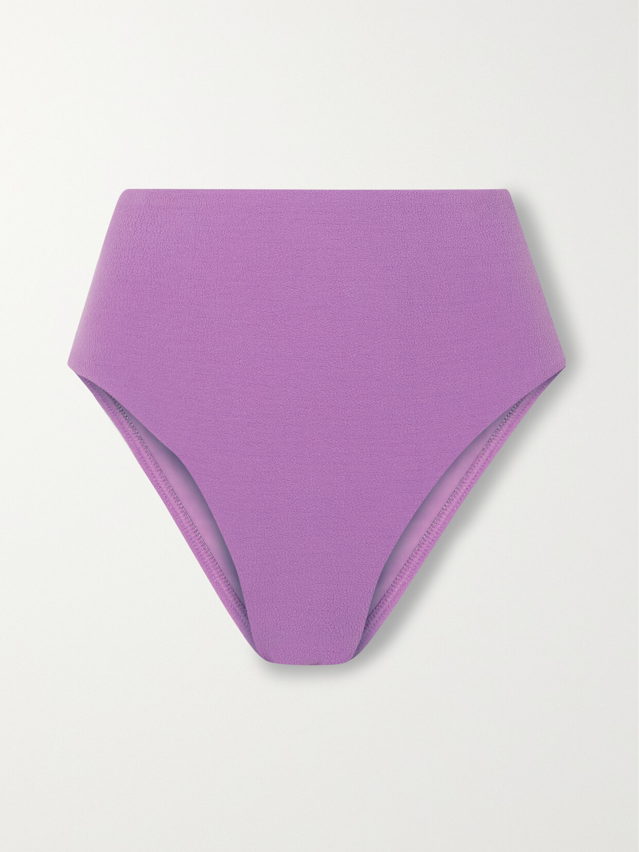 Matteau - The High Waist Stretch-crepe Bikini Briefs - Purple