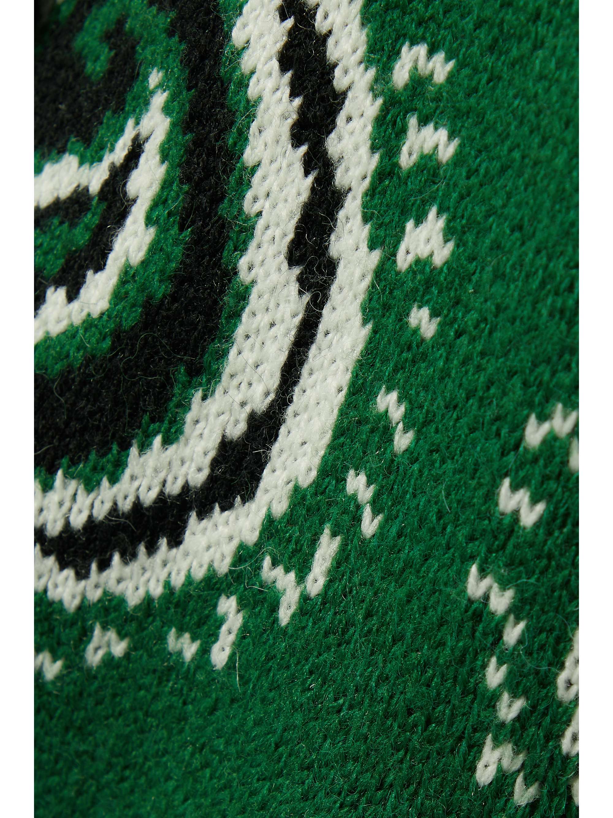 FARM RIO Belted jacquardknit cardigan NETAPORTER