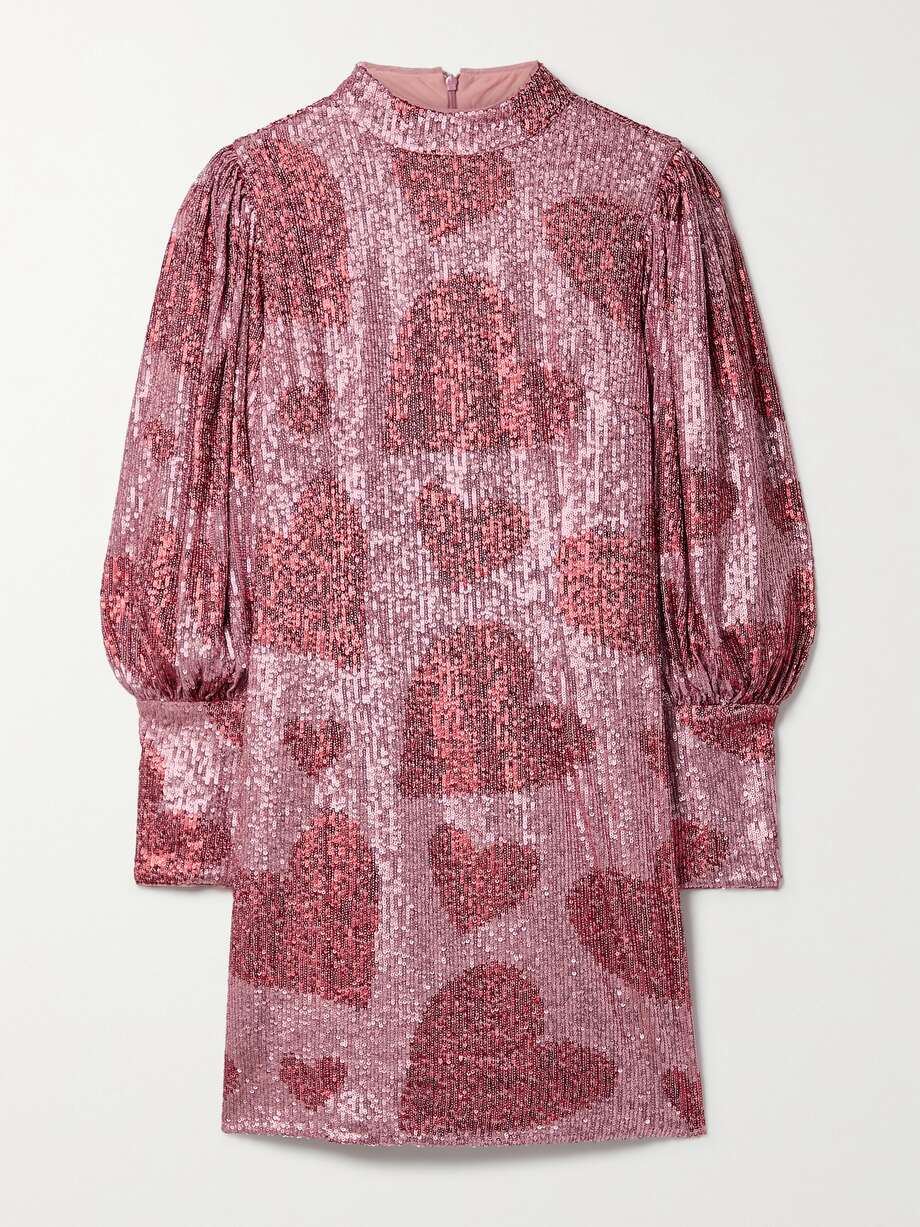 net-a-porter.com | Sequined tulle mini dress