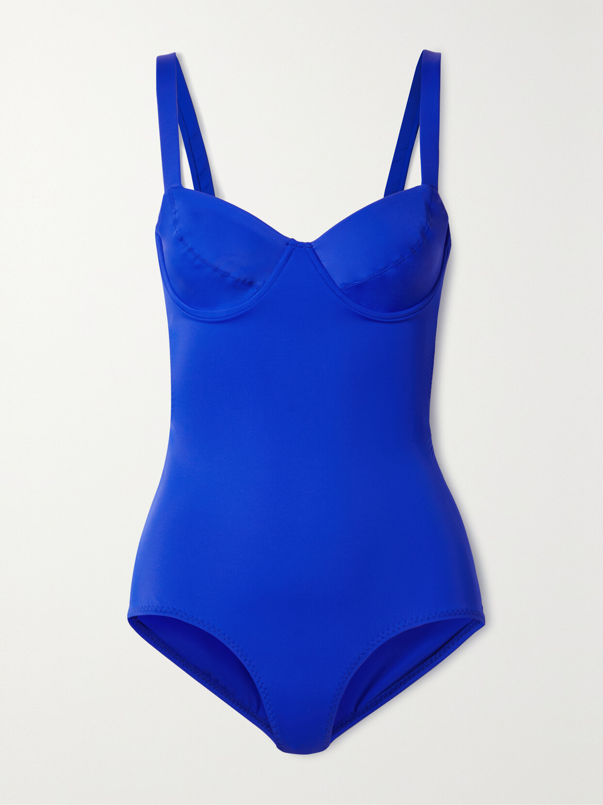 Norma Kamali - Vogue Mio Cutout Underwired Swimsuit - Blue