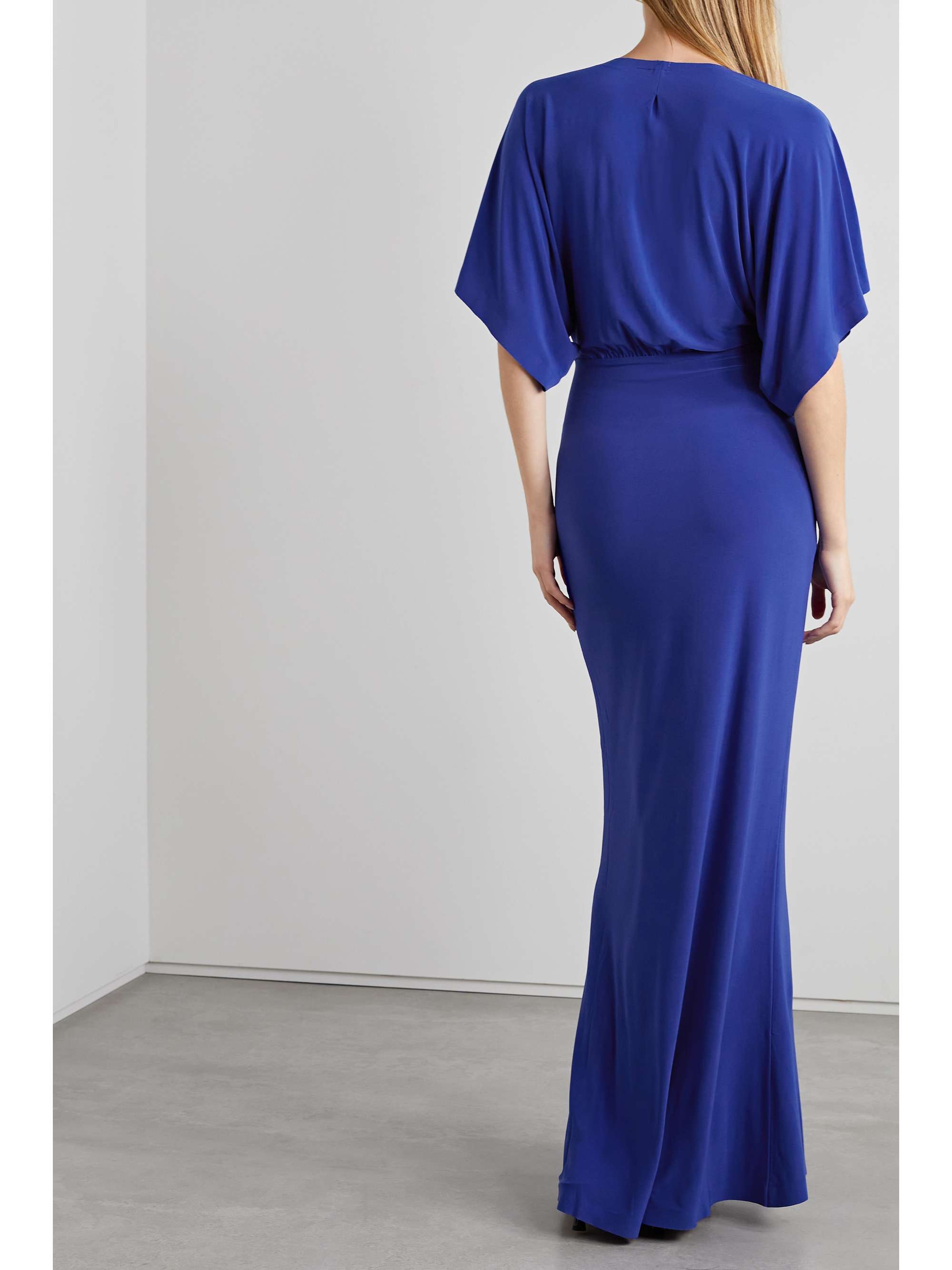 NORMA KAMALI Obie stretch-jersey maxi dress | NET-A-PORTER