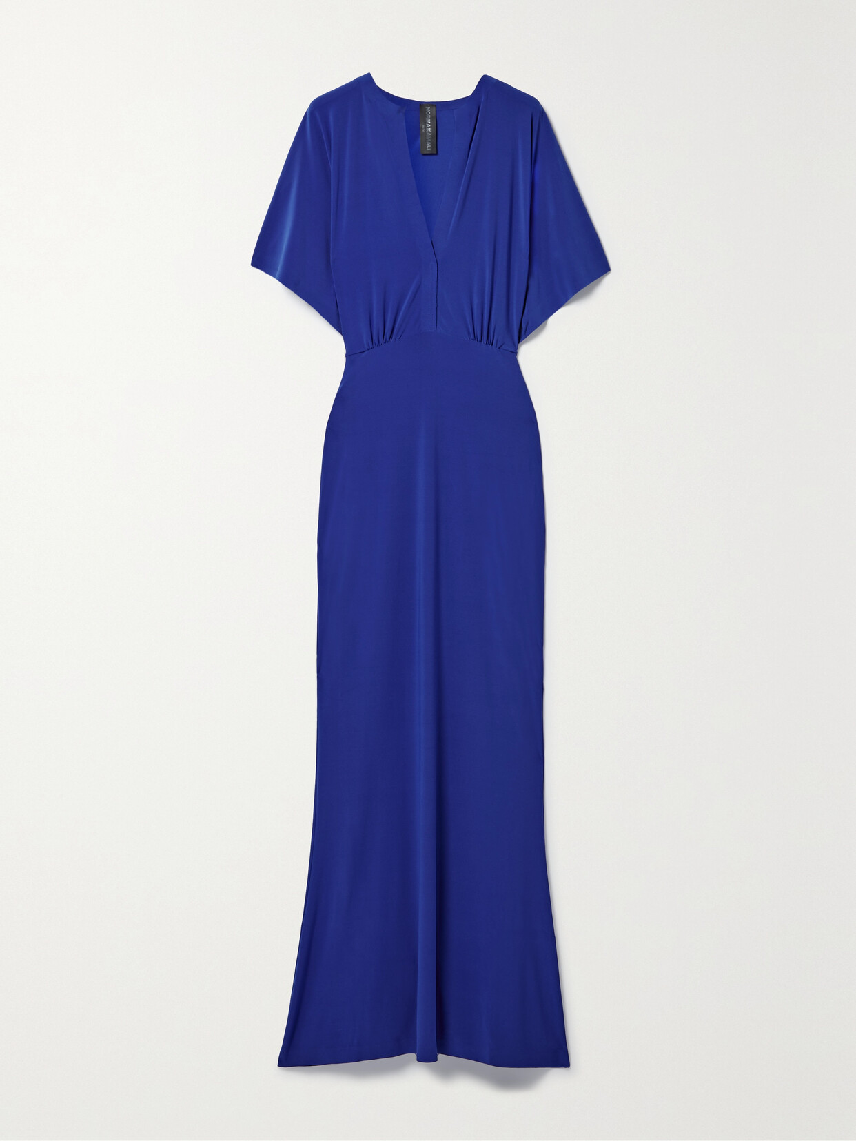 Norma Kamali - Obie Stretch-jersey Maxi Dress - Blue