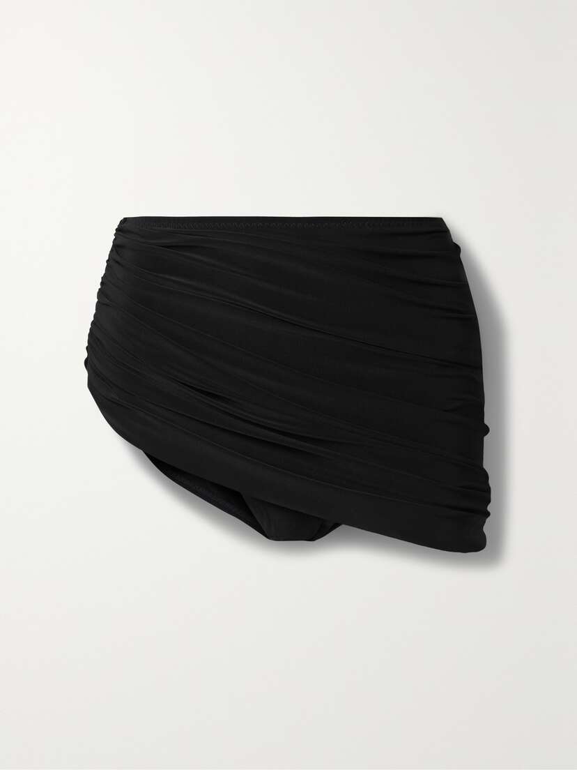 Norma Kamali Diana Ruched Bikini Briefs - x large