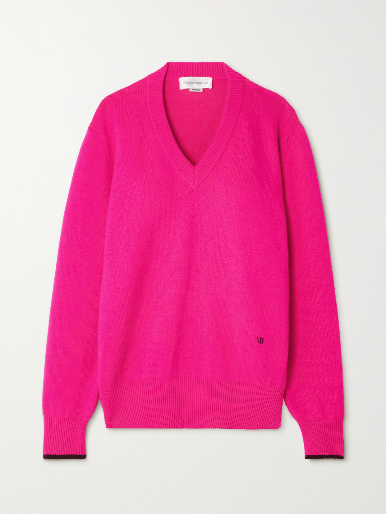 Victoria Beckham - Oversized Stretch-cashmere Sweater - Pink