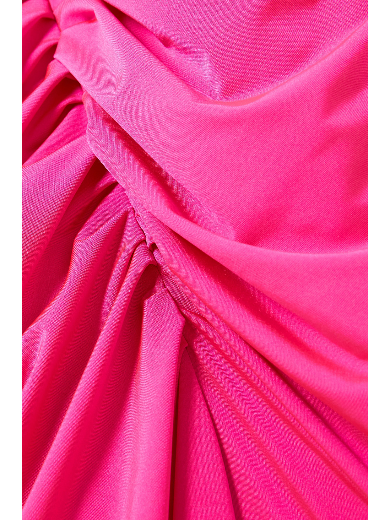 VICTORIA BECKHAM ASYMMETRIC CUTOUT RUCHED STRETCH-JERSEY MAXI DRESS