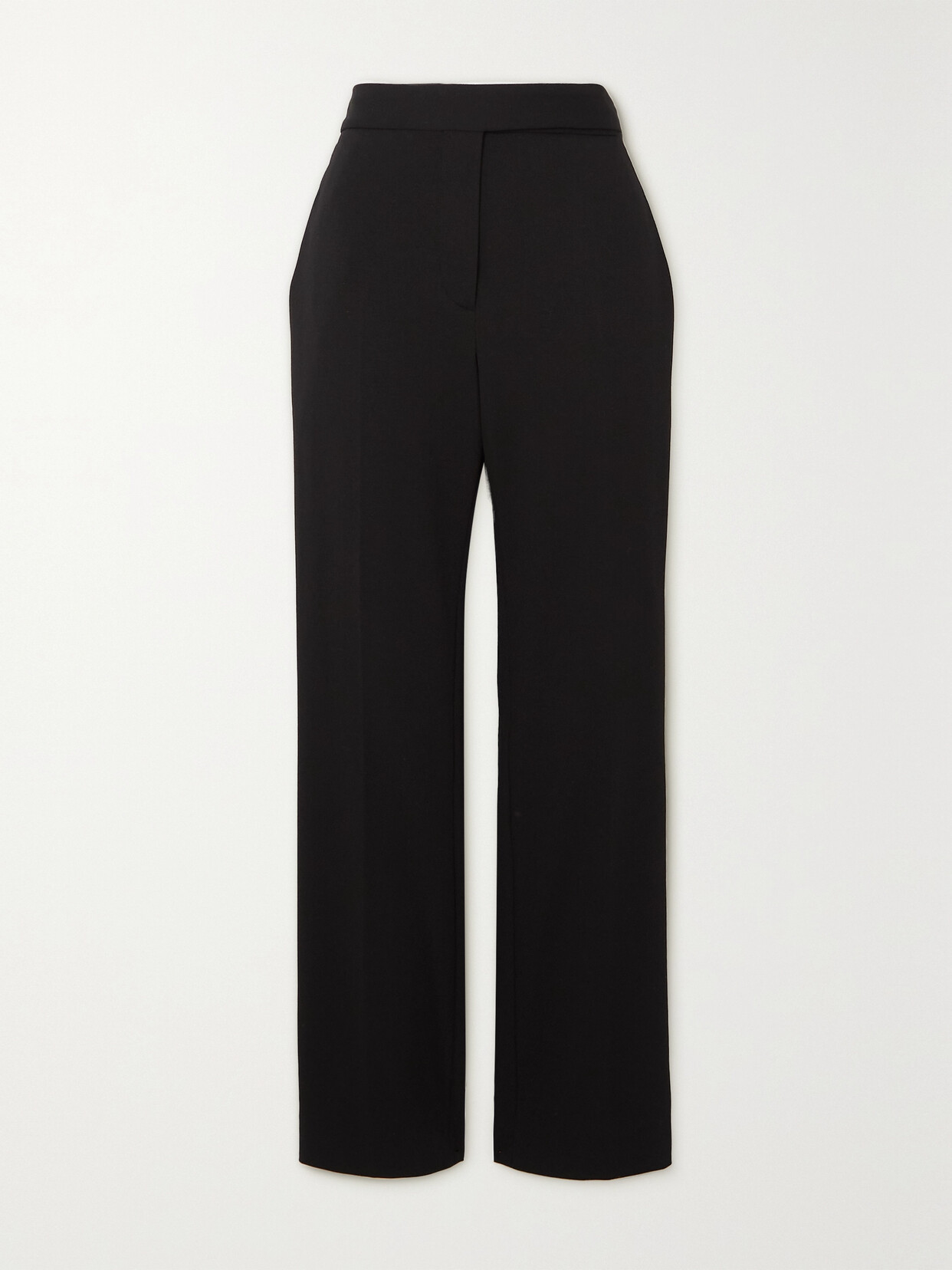 Victoria Beckham - Twill Straight-leg Pants - Black