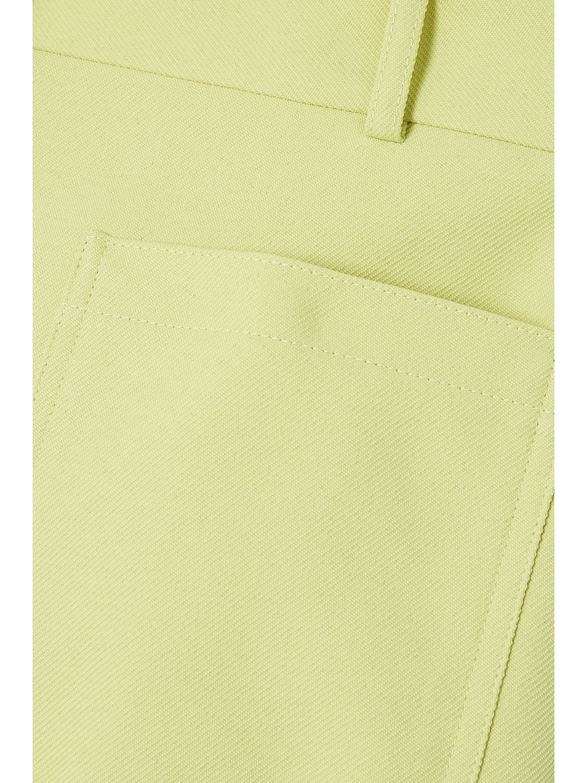 VICTORIA BECKHAM Alina twill wide-leg pants