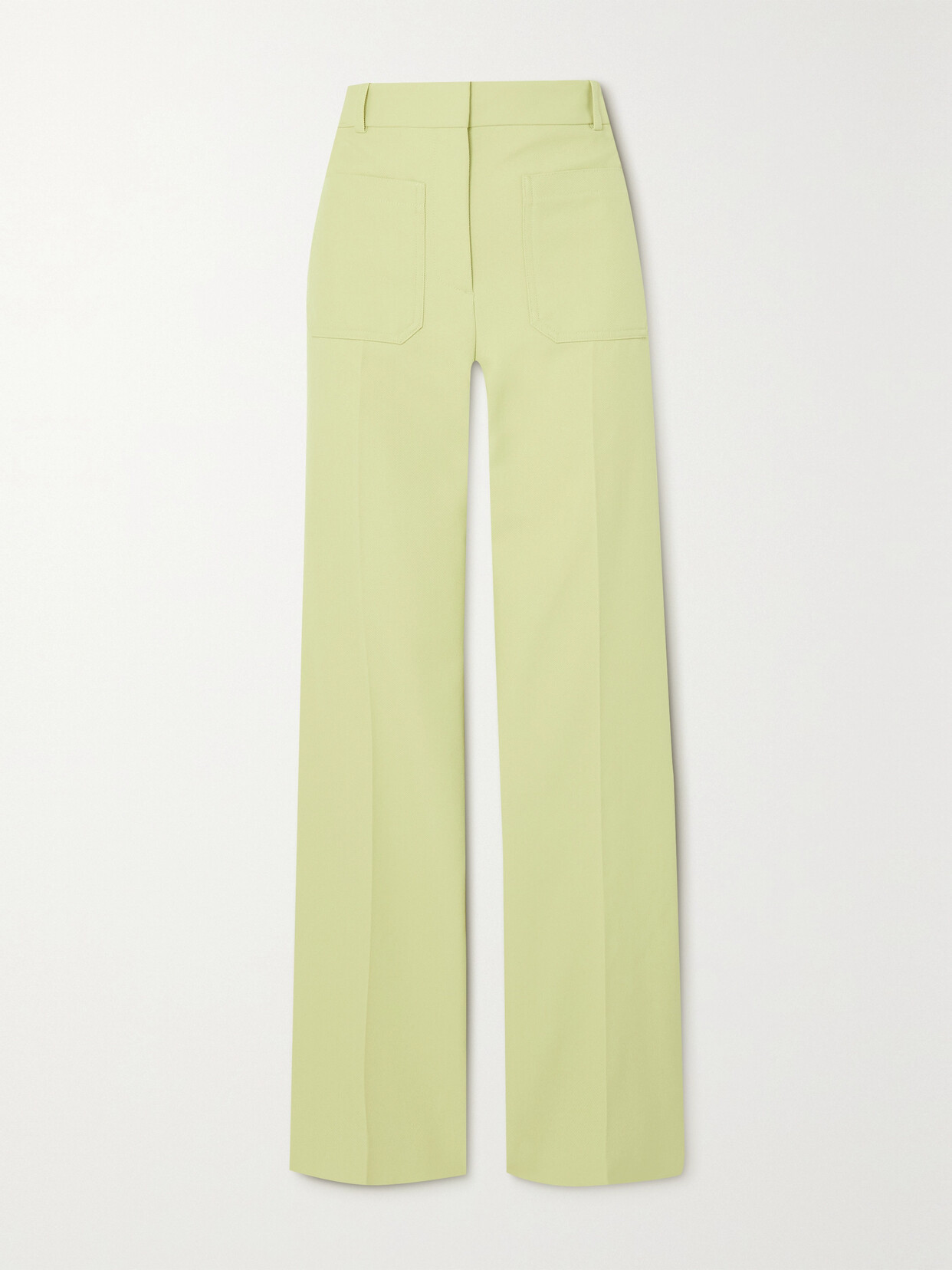 Victoria Beckham - Alina Twill Wide-leg Pants - Yellow