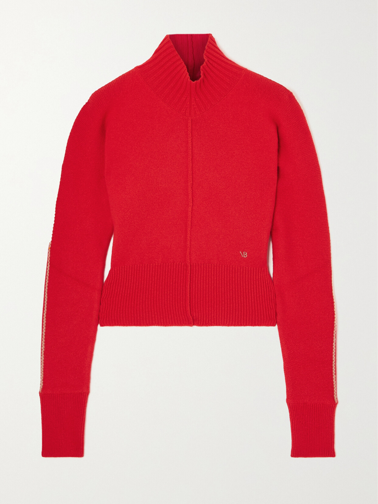 Victoria Beckham - Cashmere-blend Turtleneck Sweater - Red