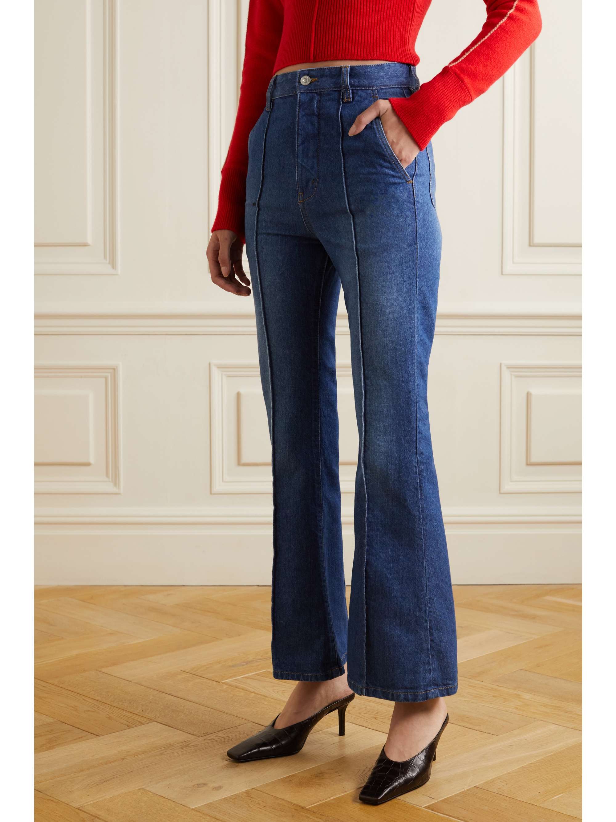 VICTORIA BECKHAM Brigitte high-rise flared jeans