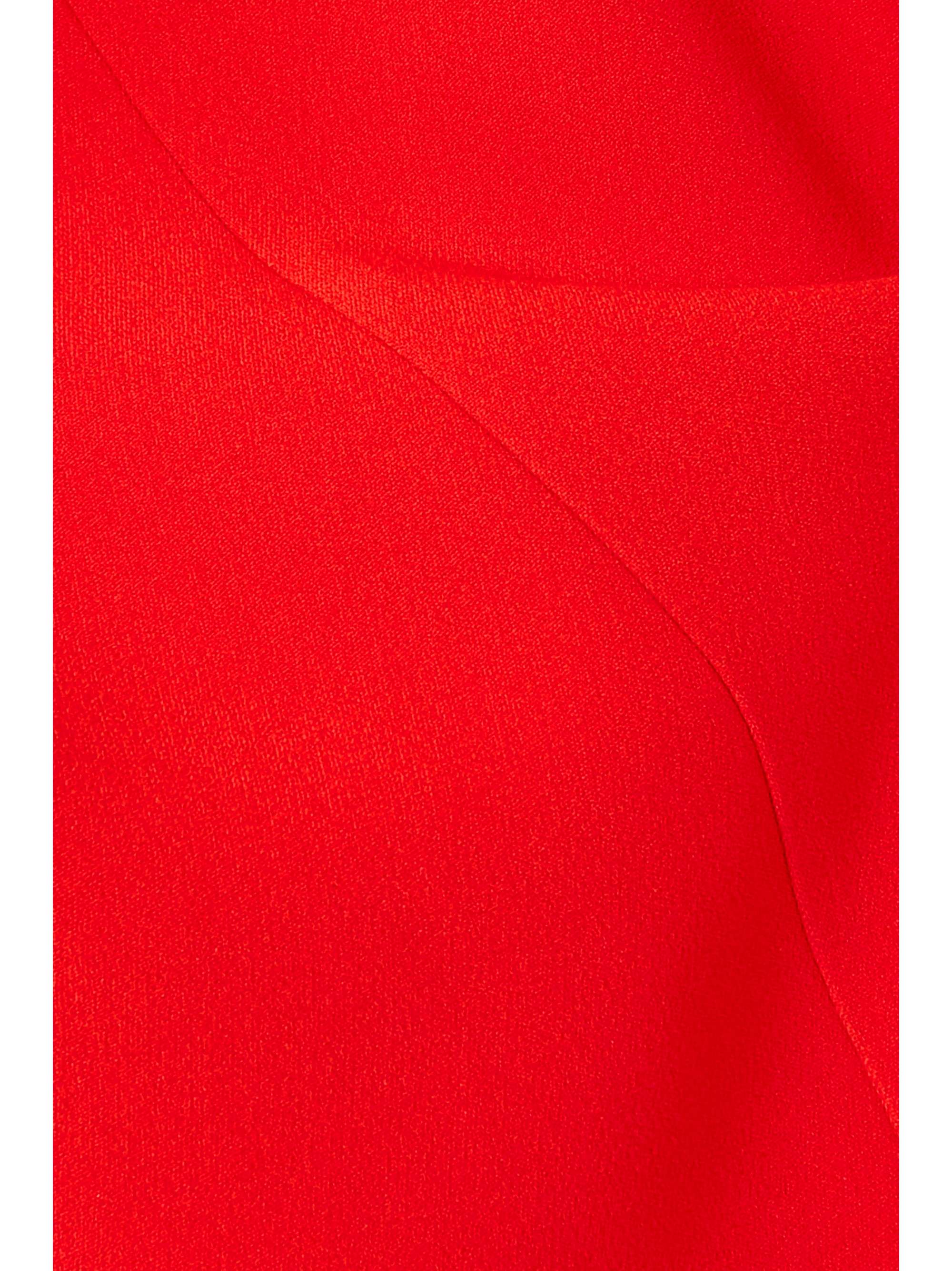 VICTORIA BECKHAM Off-the-shoulder cape-effect crepe midi dress