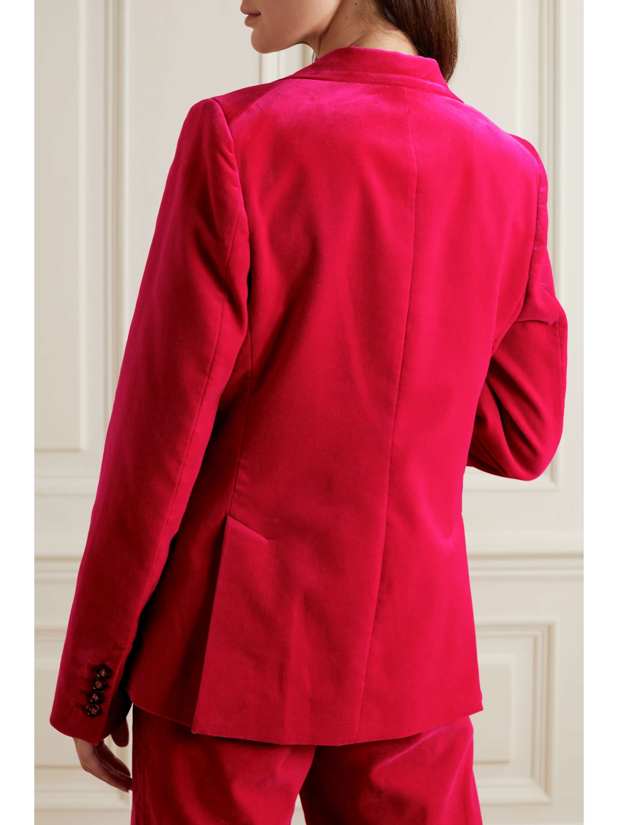 VICTORIA BECKHAM Stretch-cotton velvet blazer