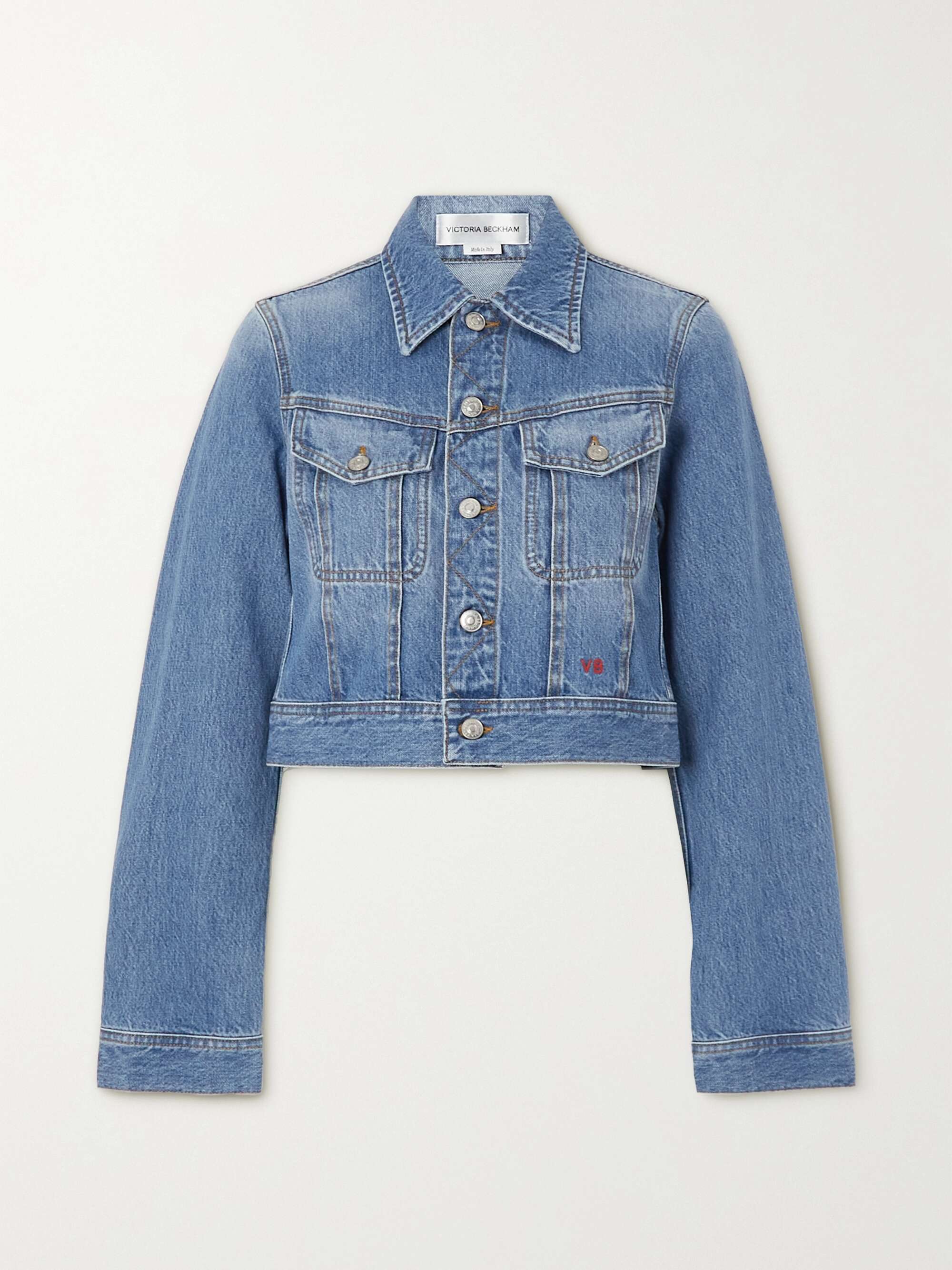 最適 【新品】victoria beckham テーラードジャケット ブルー www 