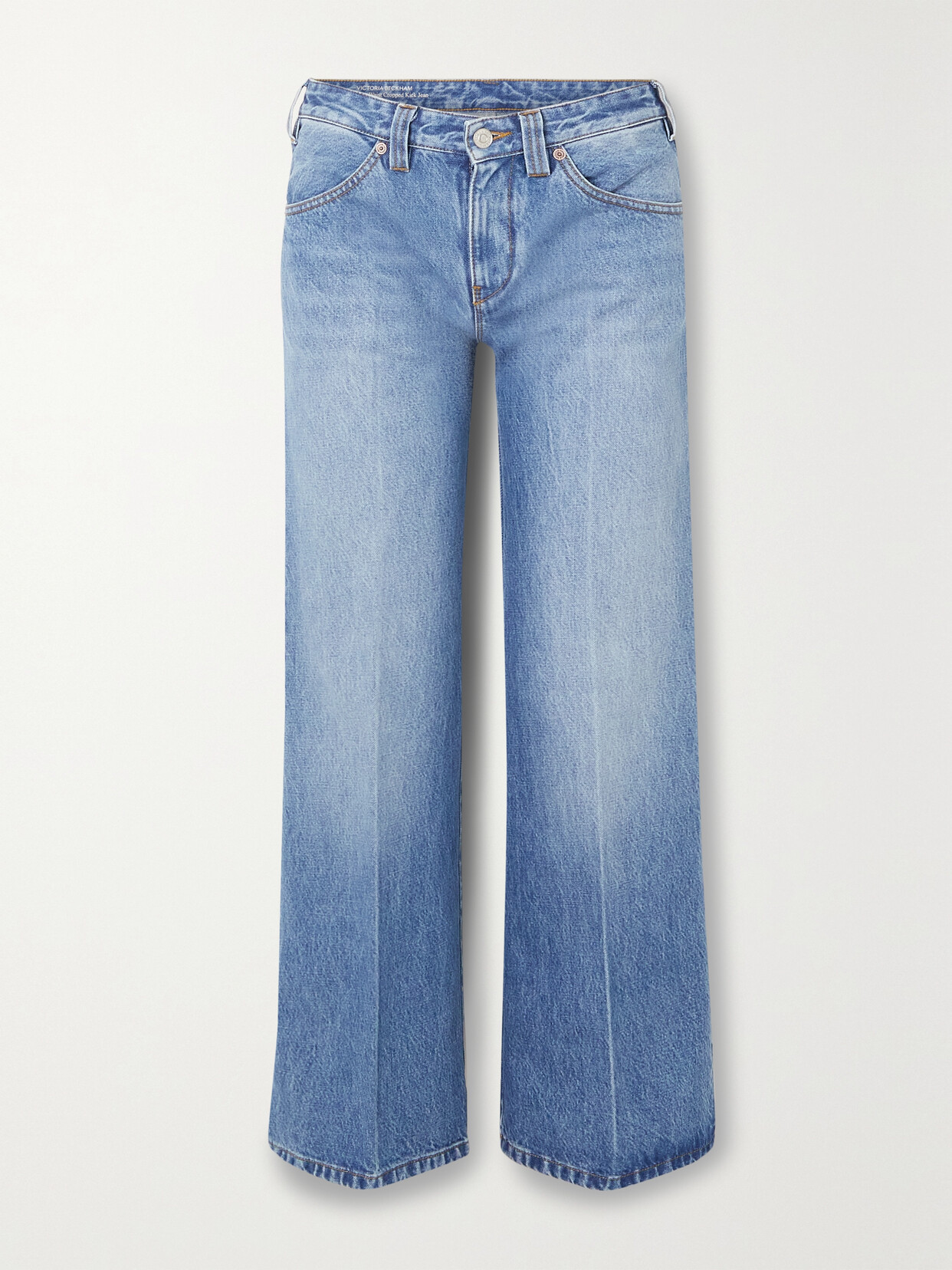 Victoria Beckham - Edie Mid-rise Flared Jeans - Blue