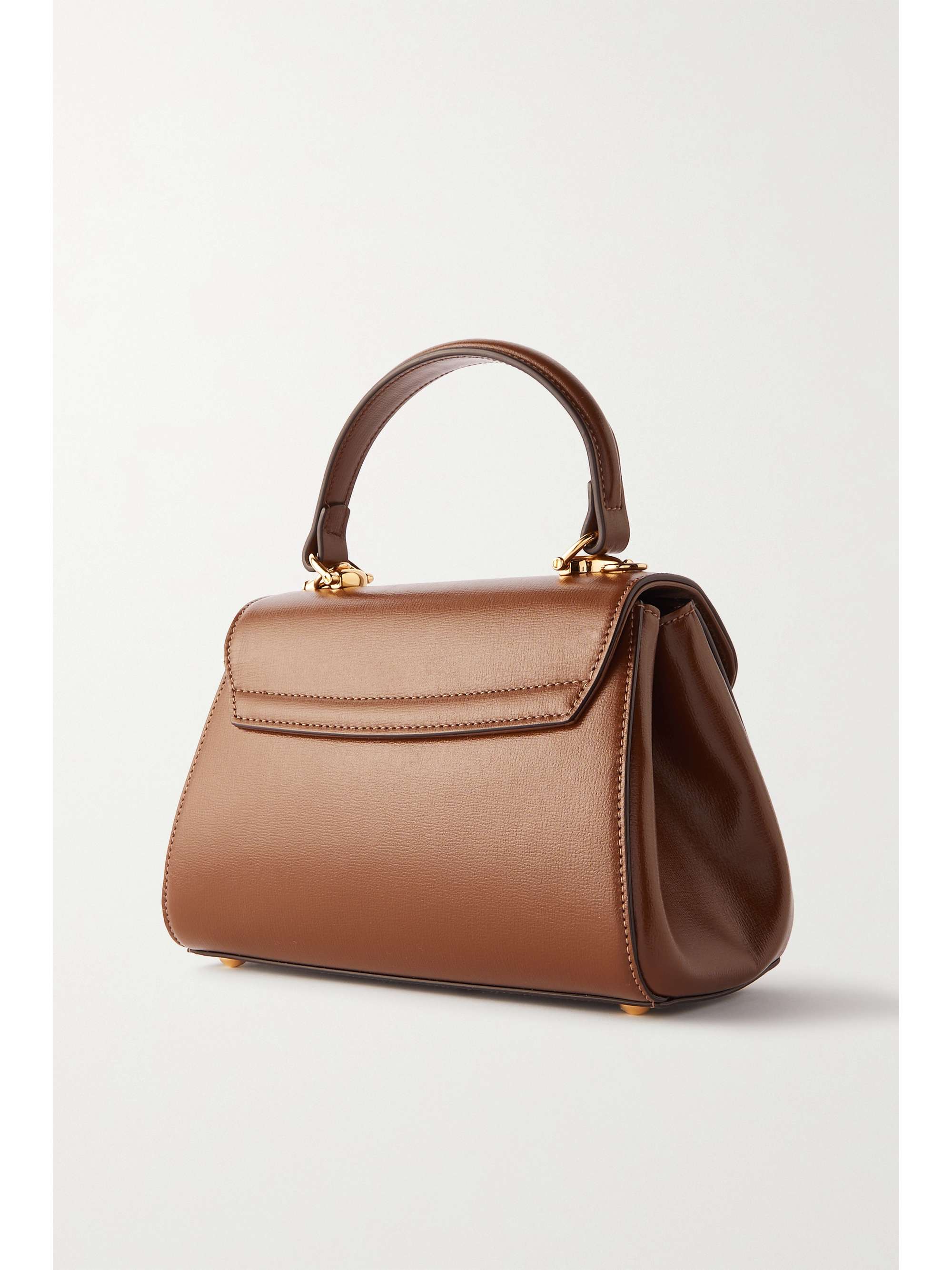 Brown Horsebit 1955 texturedleather shoulder bag GUCCI NETAPORTER