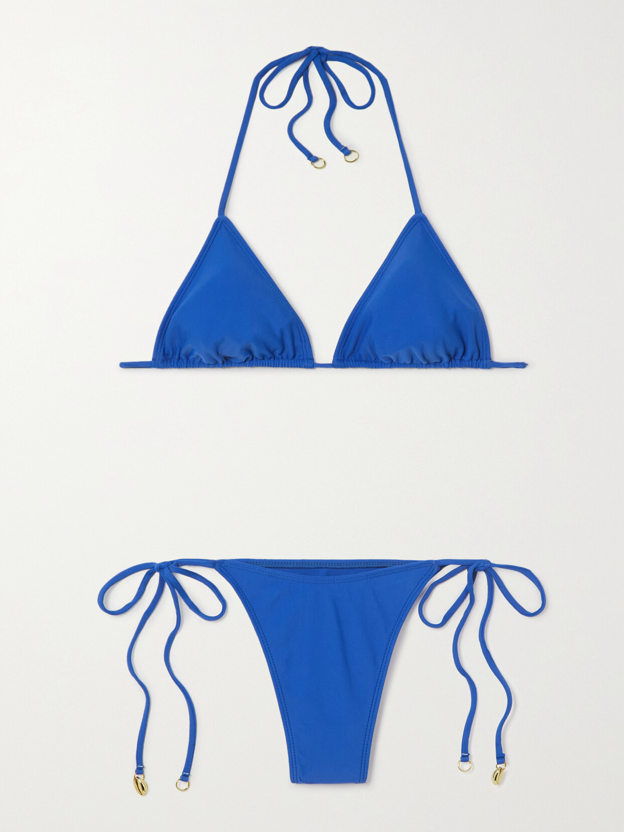 Faithfull The Brand - + Net Sustain Marzia And Andrea Stretch-econyl Bikini - Blue