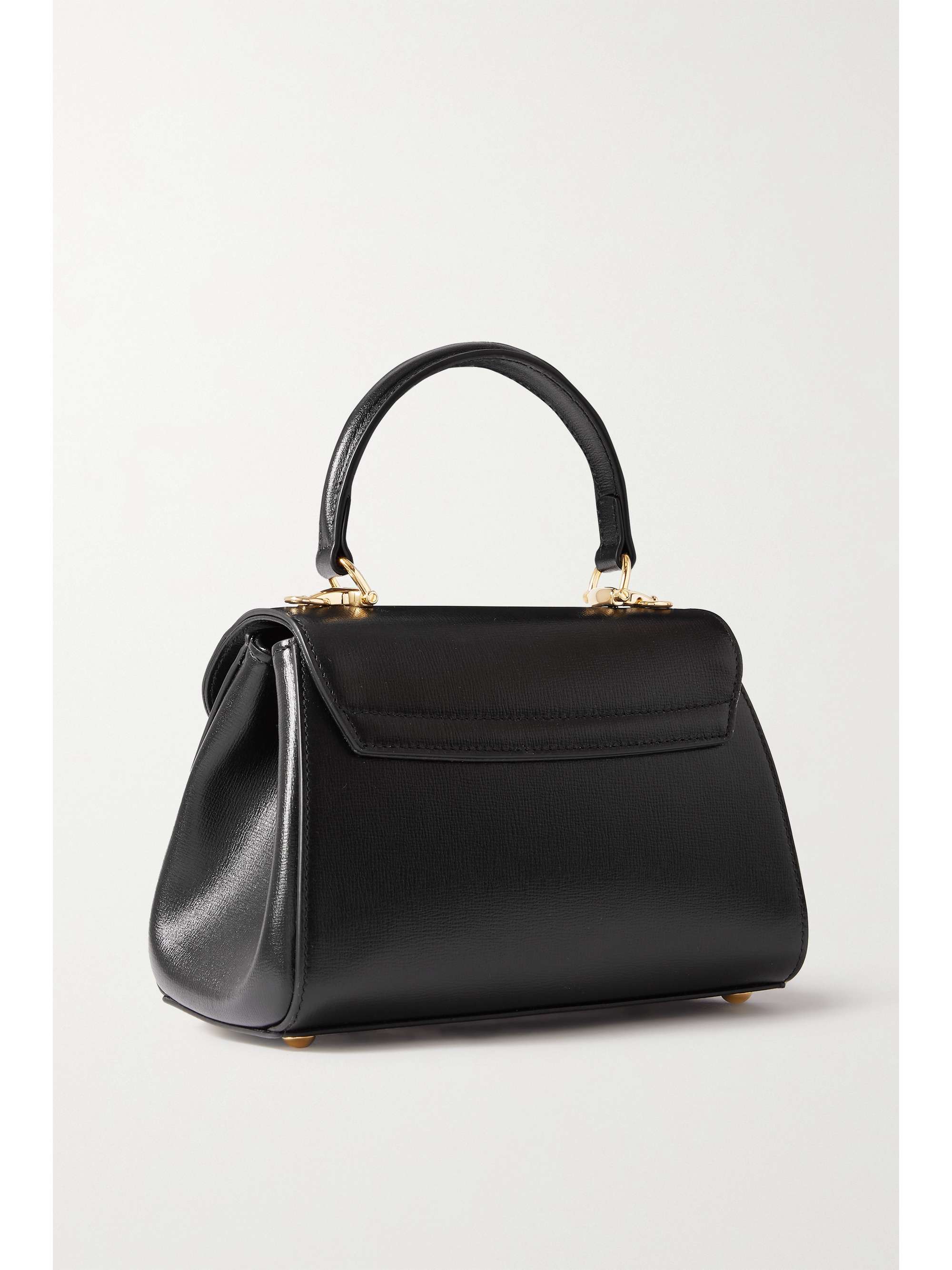 GUCCI Horsebit 1955 textured-leather shoulder bag