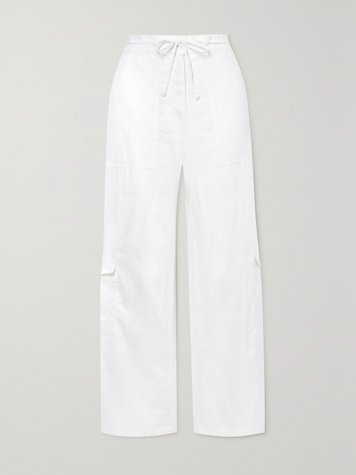 Faithfull The Brand - Relais Linen Cargo Pants - White