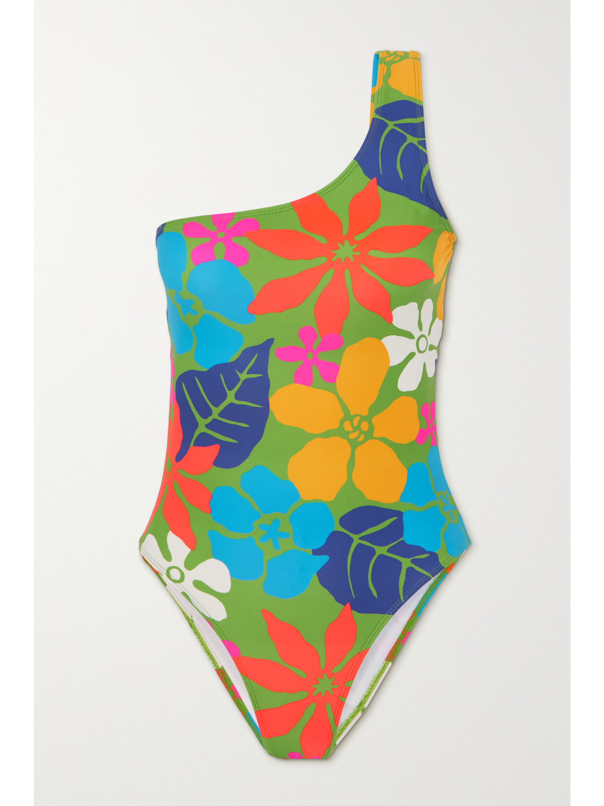 Faithfull The Brand - + Net Sustain Aurea Floral-print Stretch-econyl® Swimsuit - Yellow