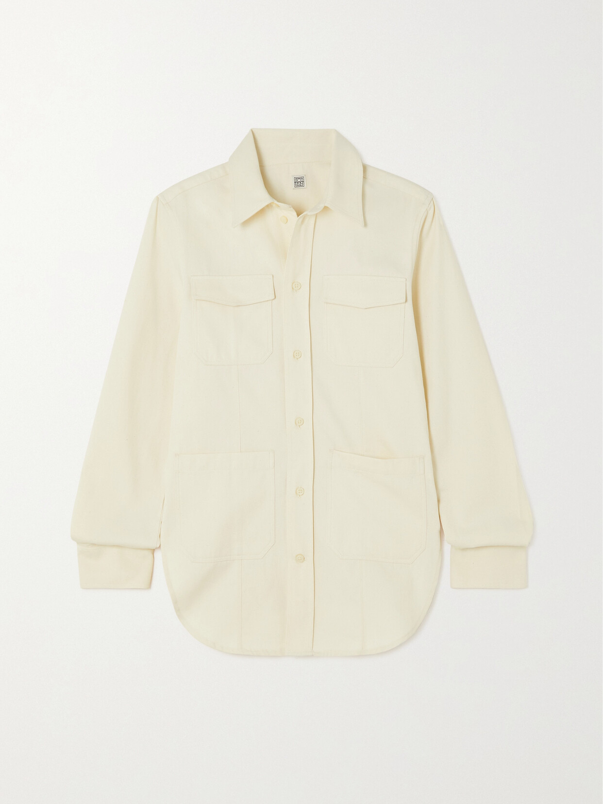 TOTEME - Organic Cotton-twill Shirt - Ecru